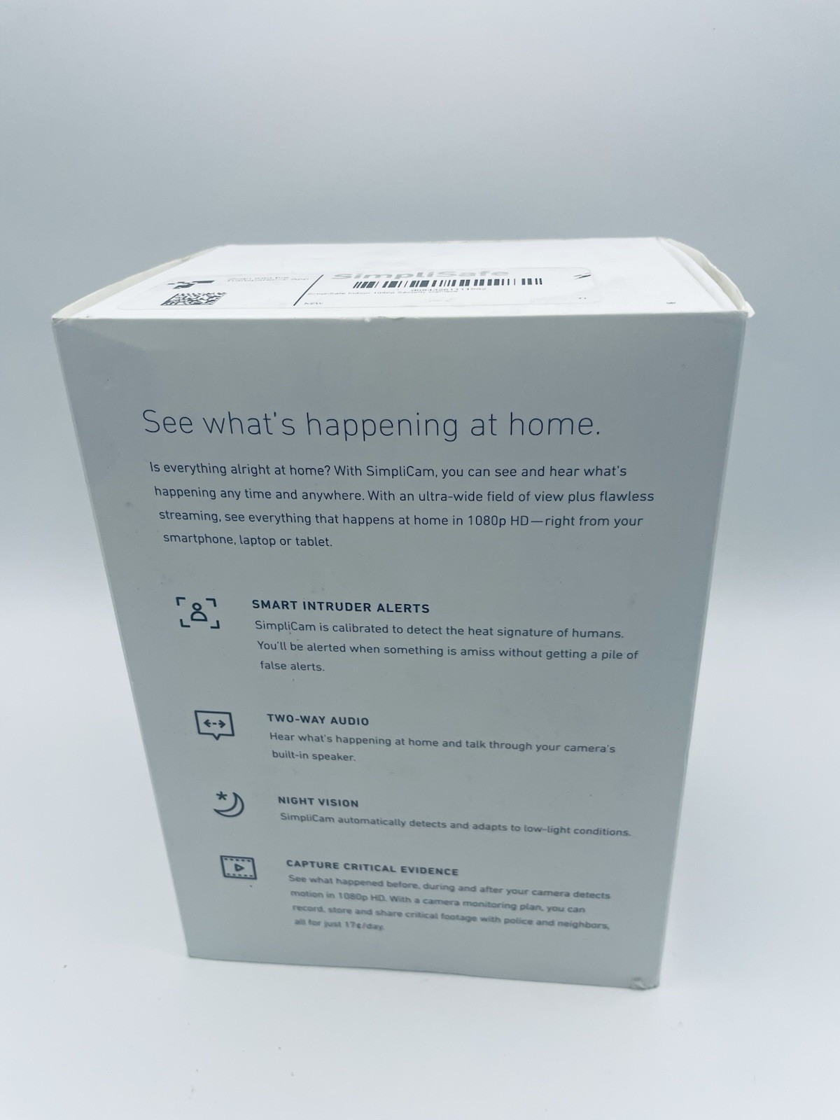 SimpliSafe Simplicam – NIB Sealed