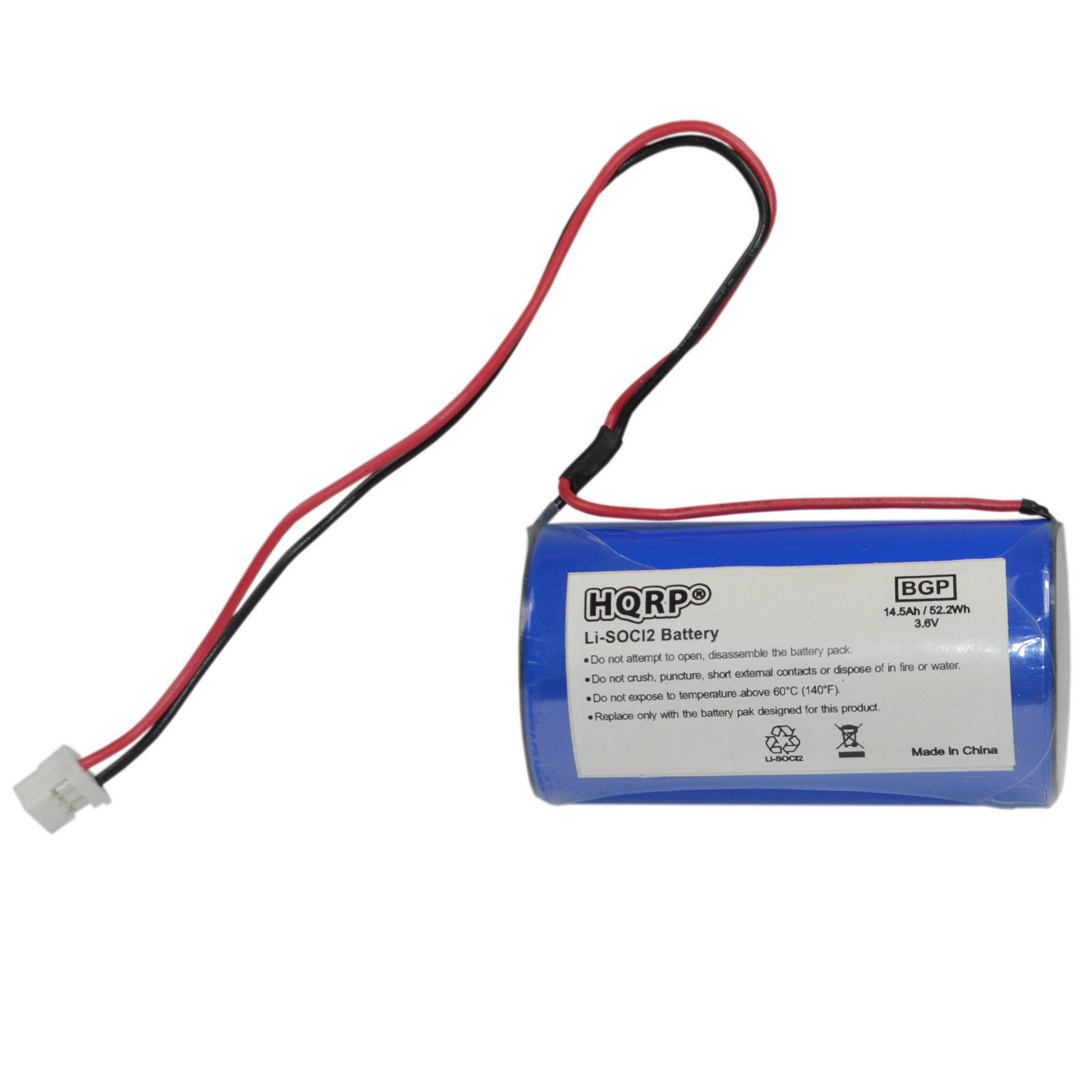 HQRP 3.6V Lithium Battery for DSC WT4911, WT4911B, WT8911 Wireless Outdoor Siren