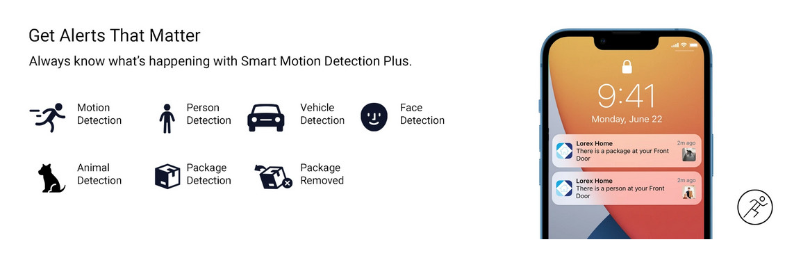 Lorex 4K Deterrence Bullet AI PoE IP Wired Lighting Cameras 4-Piece E895AB