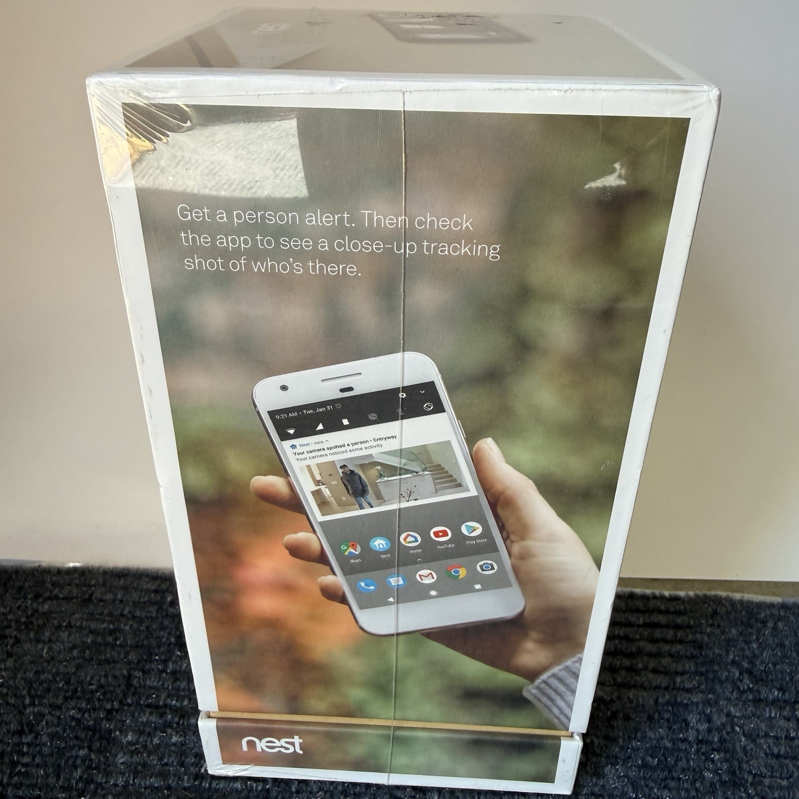 Google Nest Cam IQ Indoor Full HD Wi-Fi Home Security Camera Model NC3100US New