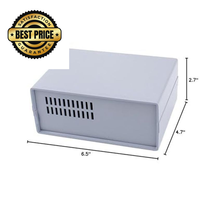 uxcell 165mmx120mmx68mm Gray Enclosure Case DIY Electronic 165*120*68, Grey