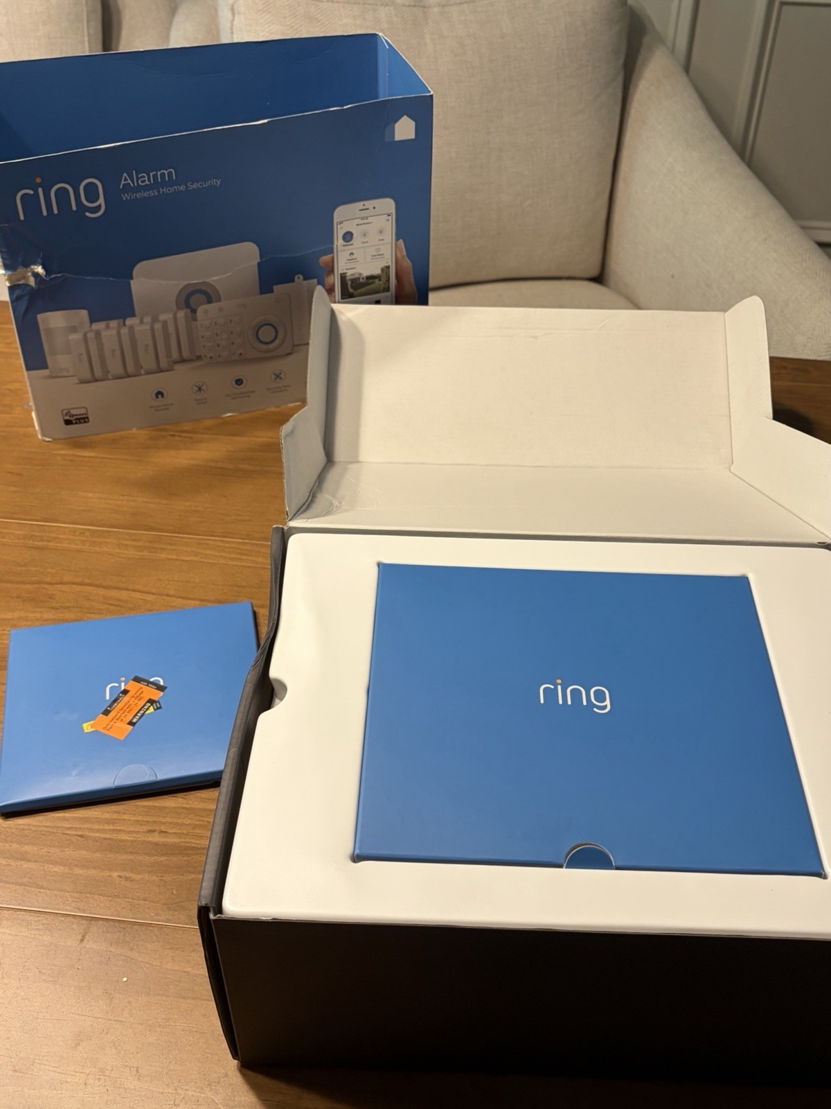 Ring Alarm 10 Piece Wireless Home Security System Kit Open Box Complete Unused