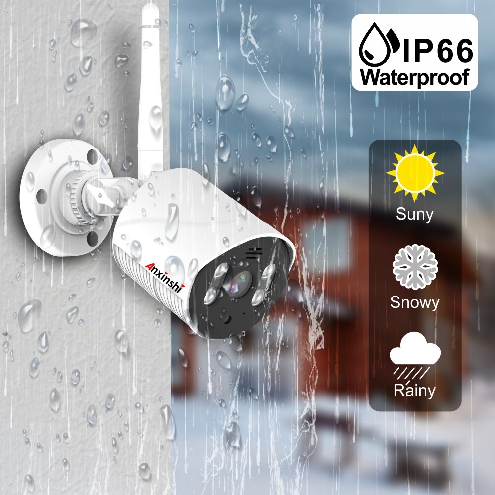 Xmeye HD 3MP 4 Channel AI Human Detection WiFi Camera Kit With 10-inch Monitor