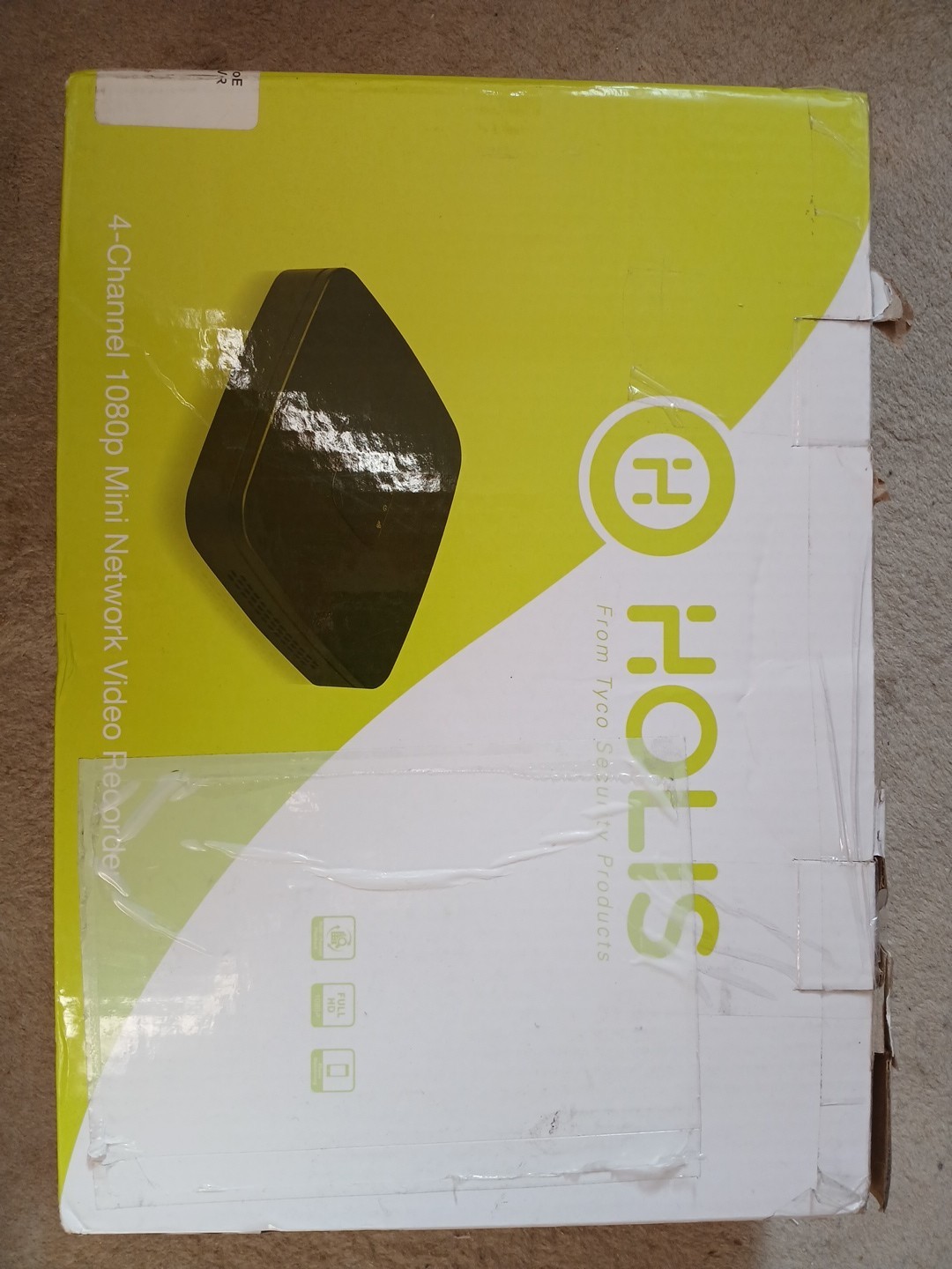 Tyco-HOLIS 1080p 4-Channel Mini Network Video Recorder 16TB