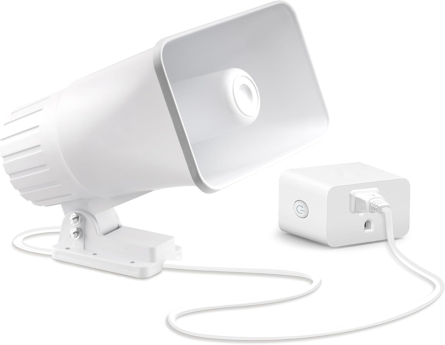 110V Outdoor Alarm Siren – 80W Wired Horn, 120dB Sound, Wi-Fi Remote Control