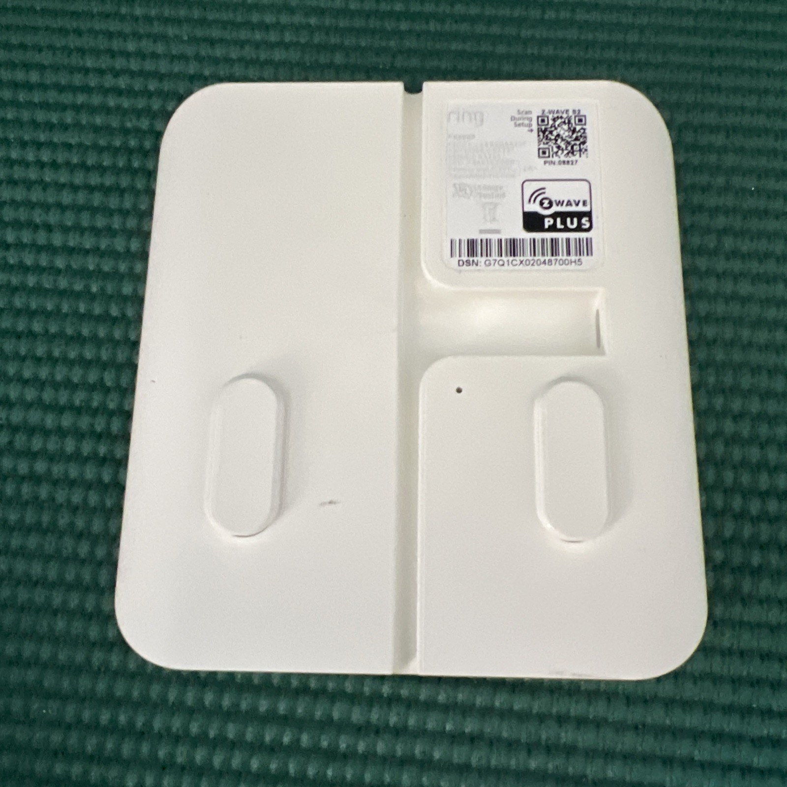 Ring Alarm Keypad (2nd Gen) Model 5AT2S7 Z-Wave Plus w/ Power Adapter Works