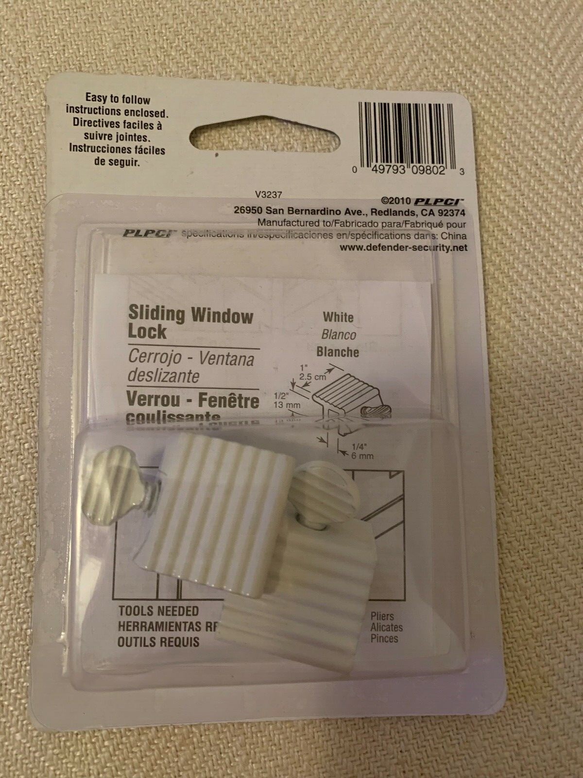 Defiant Home Security Wireless Alarm & 2 Slim Glass Alarms & 2 Window Locks-NEW!