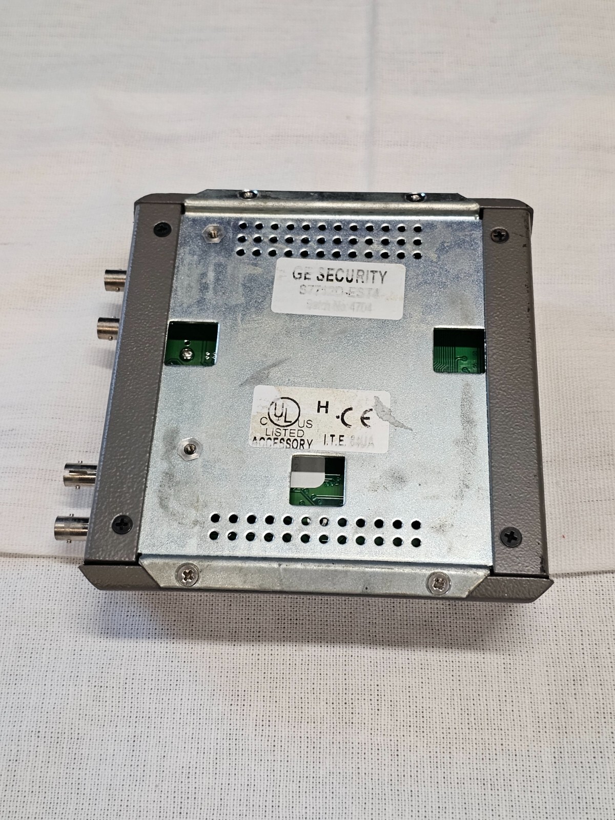GE Security Transmitter Repeater Fiber Optic Video Data Receiver S7712D EST4