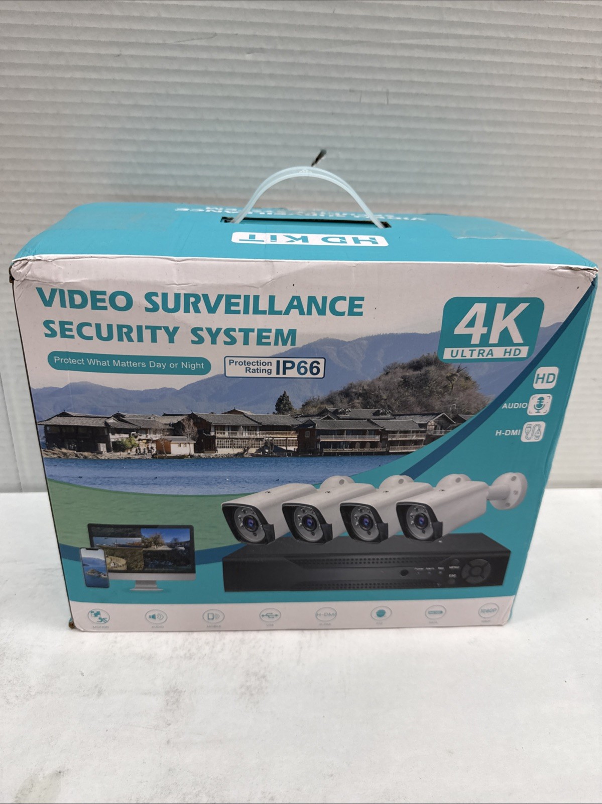 House Camera 4CH DVR Home Security System 4K 5MP DVR + 4 X Outdoor