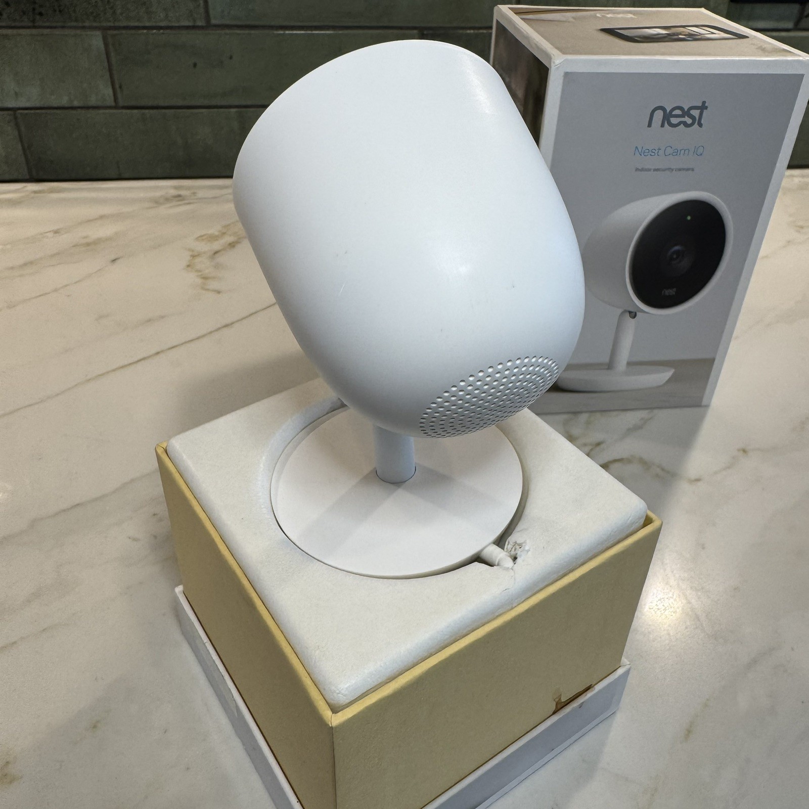 Google Nest Cam IQ Security Camera Excellent & Tested Factory Reset.
