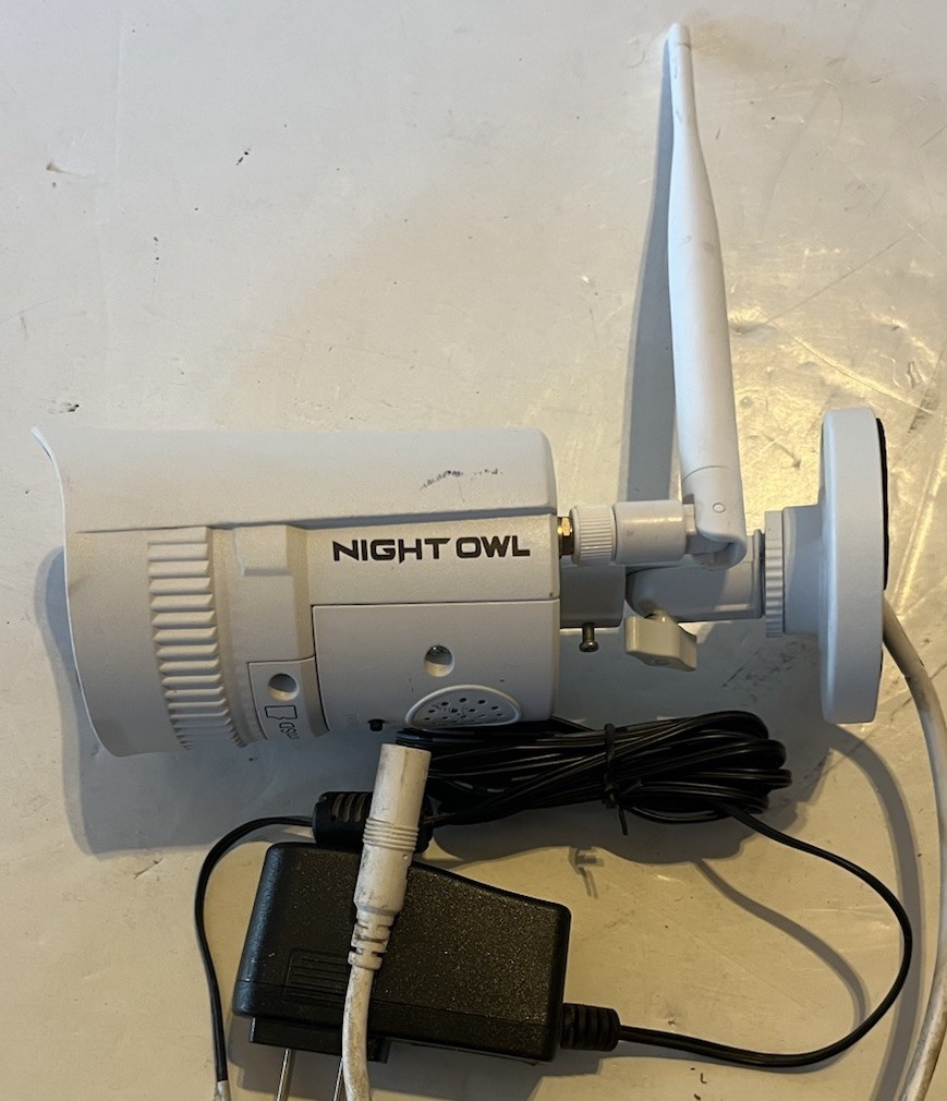 Night Owl 1080p Wireless Cam WCM-C20SD-BU-JUN-WCM-SD2POU CAMERA ONLY & POWER B5