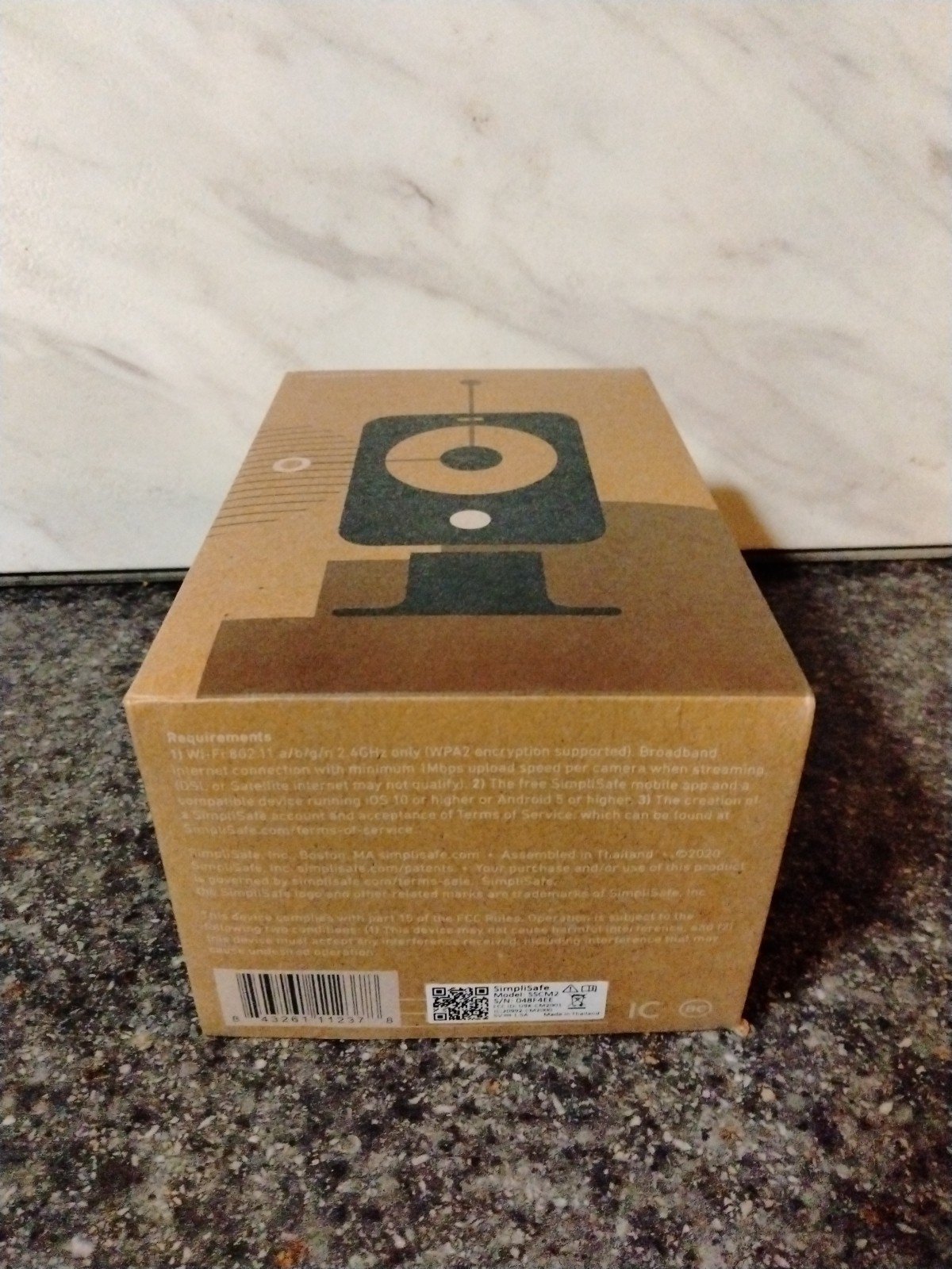 SimpliSafe Simplicam Security HD Camera Model SSCM2. Brand New. Came Unsealed