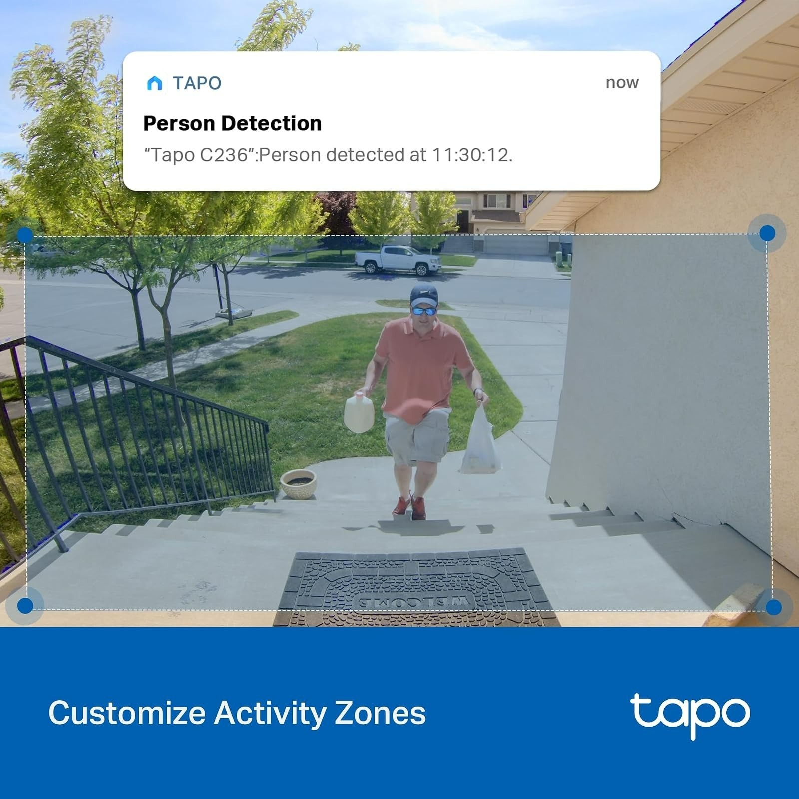 Tapo C236 3K 5MP Security Camera, Pan/Tilt, Night Vision, Alexa Compatible