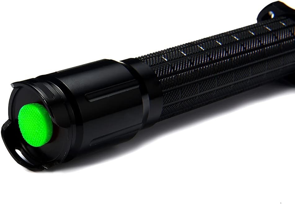 Security All-in-One Black: 80 Million Volt Self-Defense Tool with LED Flashlight