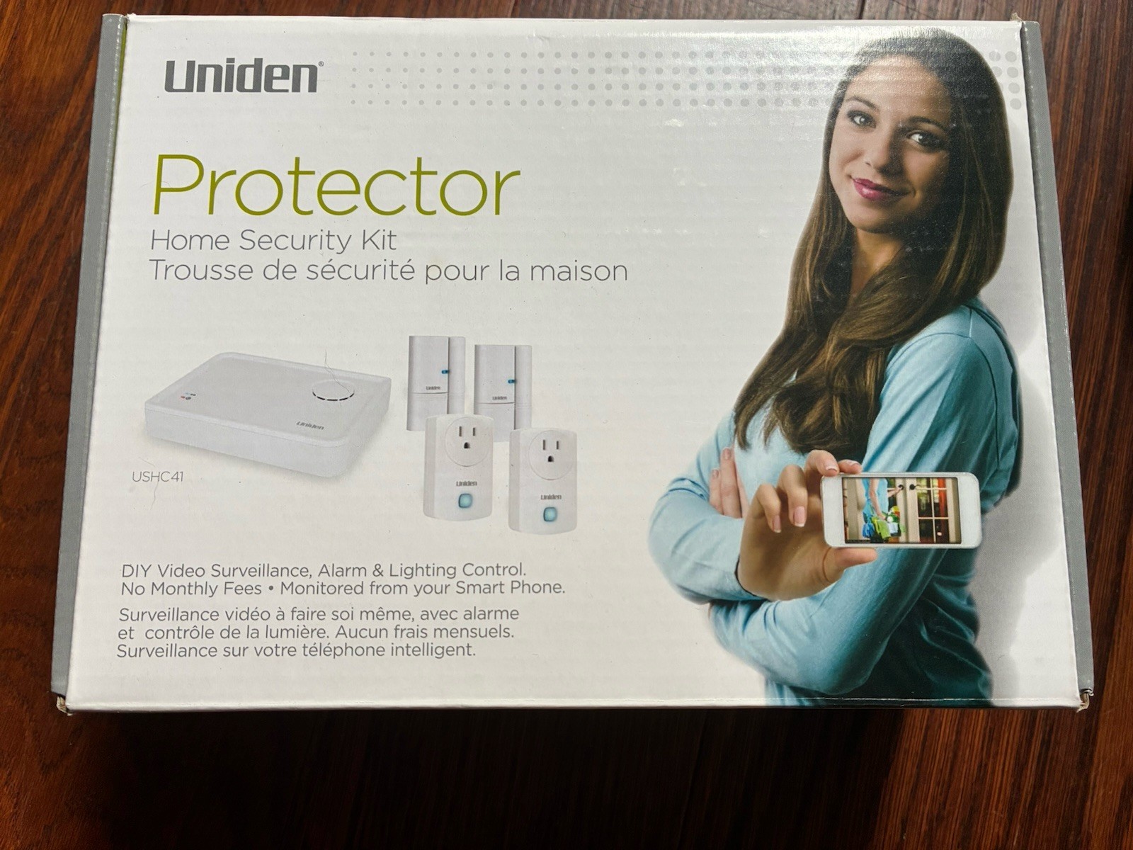 Uniden Protector USHC41 Home Security Kit W/ 8 AppHome Sensors Alarms