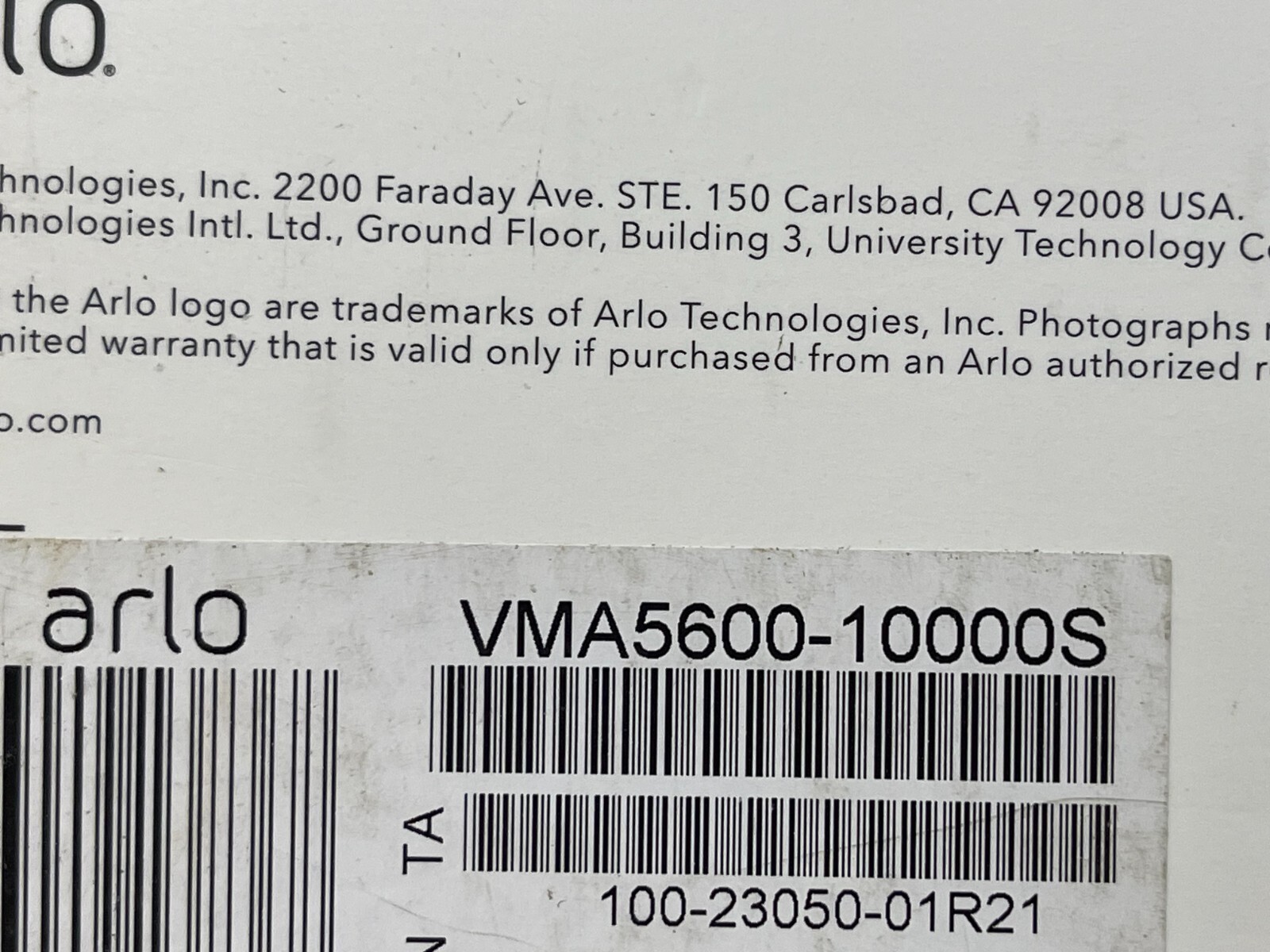 NEW! Arlo Solar Panel Charger VMA5600-10000S For Arlo Ultra & Arlo Pro 3 Cameras
