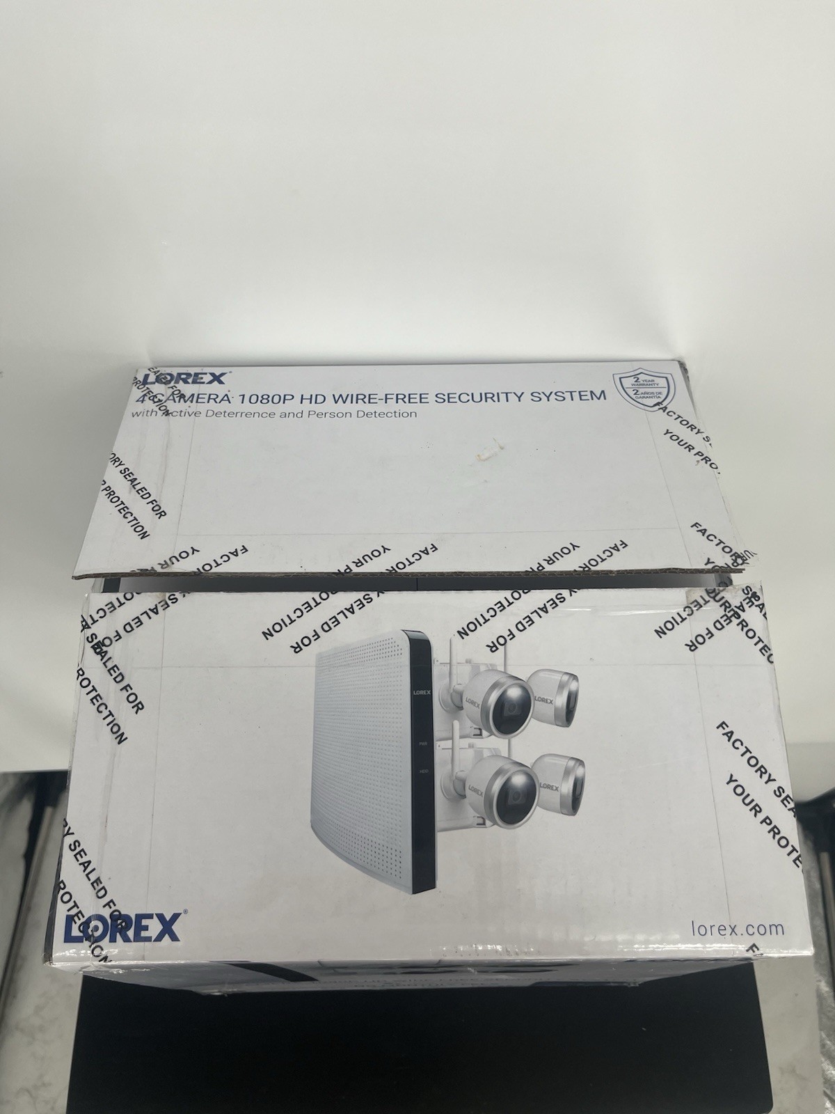 Lorex HD Wire-Free 1080p Security System 4 Wire Free Camera L222A8D-2AA4