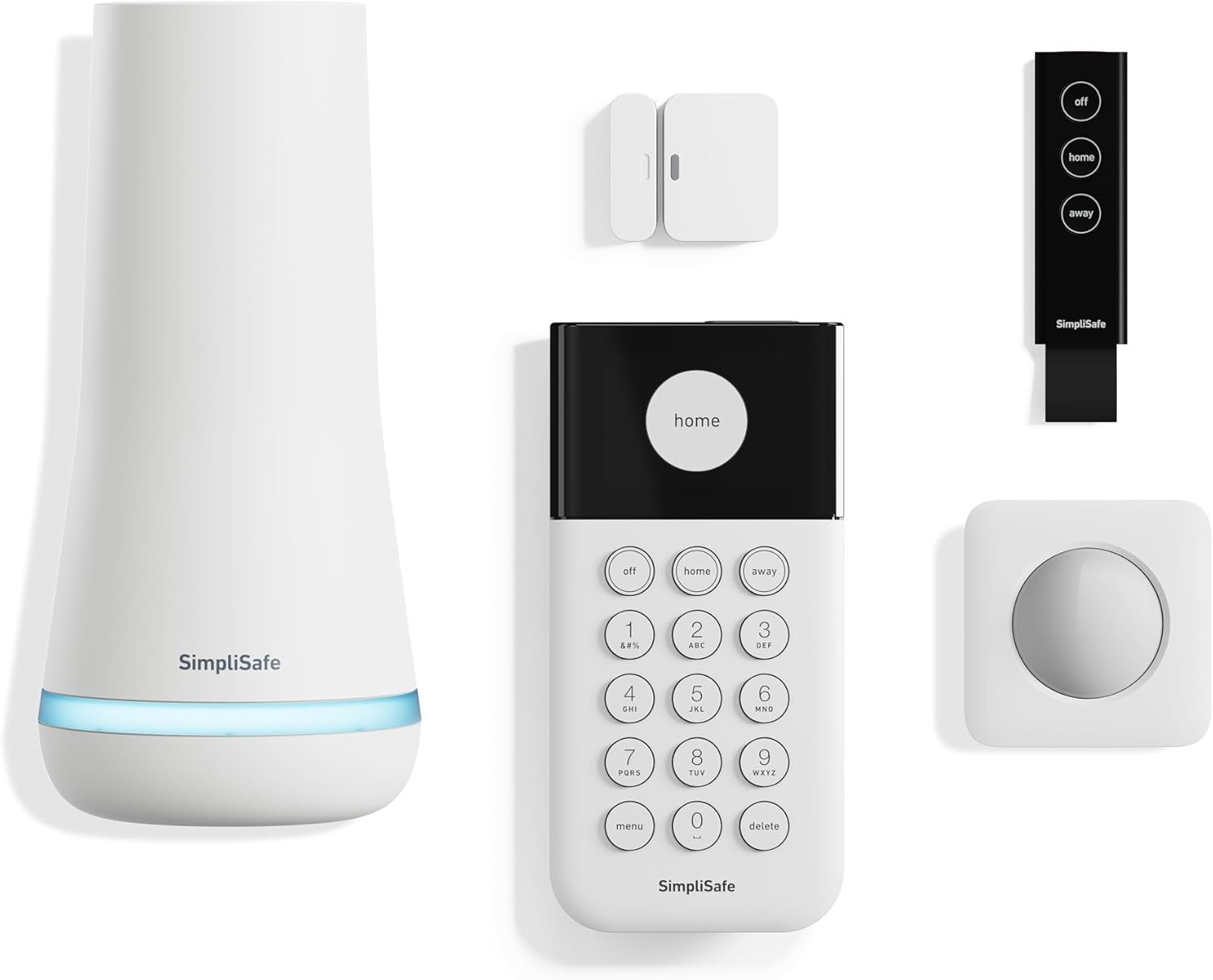 SimpliSafe 5-Piece Wireless Home Security System – Alexa & Google Compatible