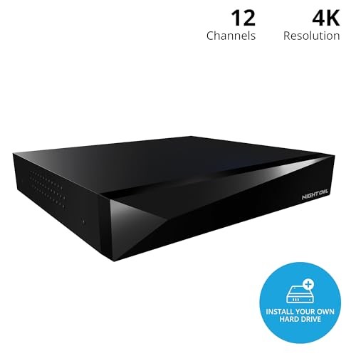 2-Way Audio (no HD Included) – Add 12 Channel 4K DVR with Customizable Storage