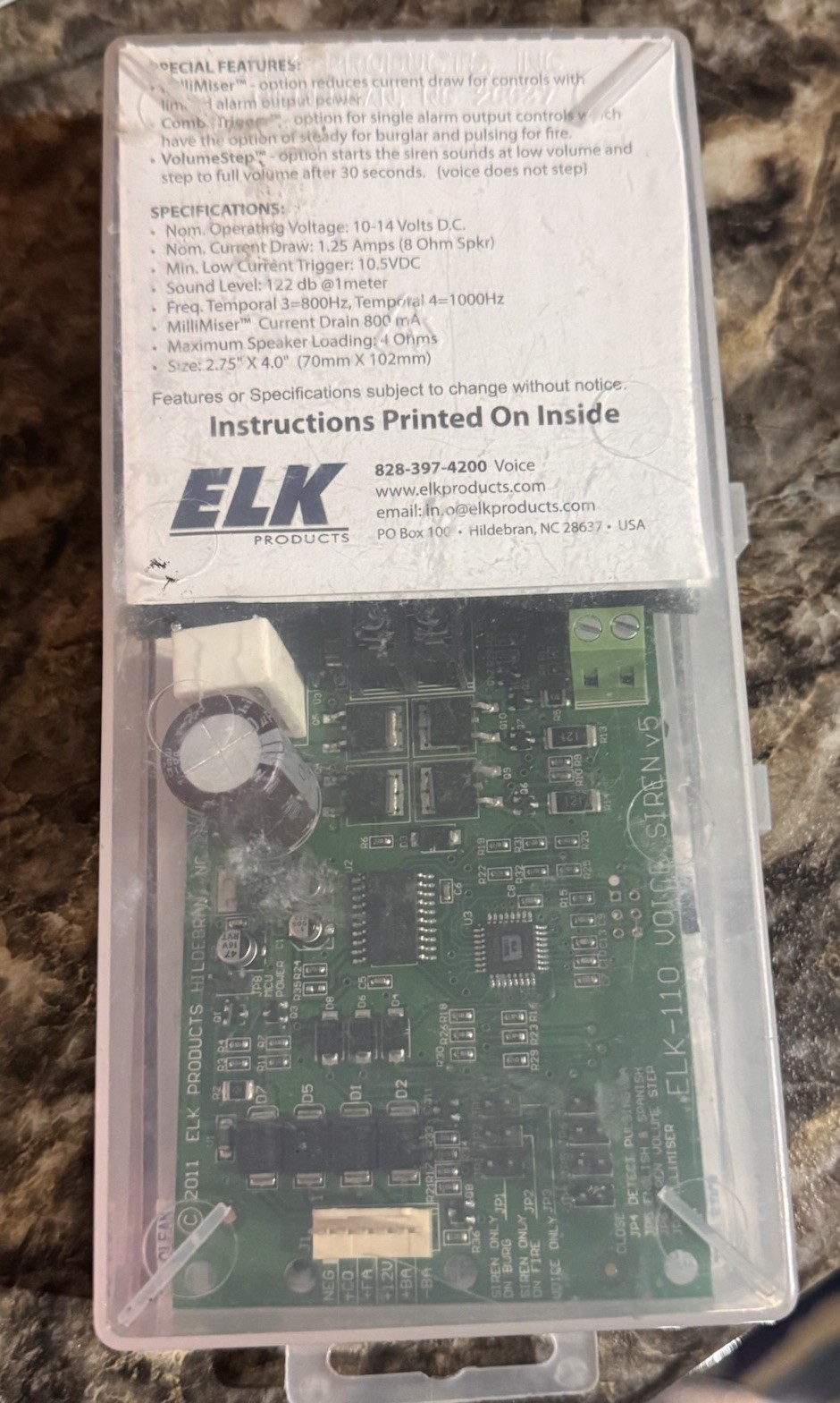 ELK VOICE DRIVER MODULE ELK-110 NEW OPEN BOX