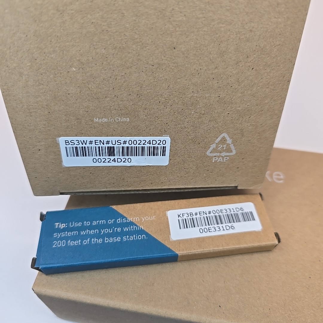 SimpliSafe Home Security Base Station BS3W GEN3 Lot Key Fob Yard Sign NEW Sealed