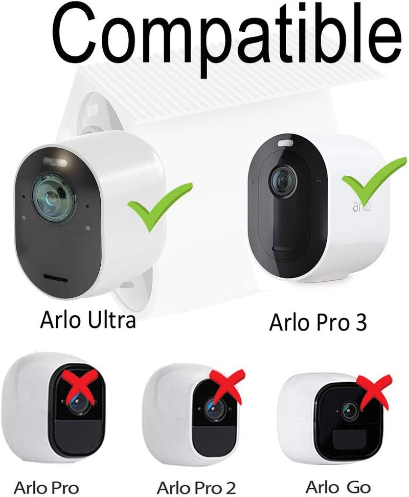 Weatherproof Silicone Skin(3 Pcs) for Arlo Ultra 4K Arlo Ultra 2 Arlo Pro 3,Arlo