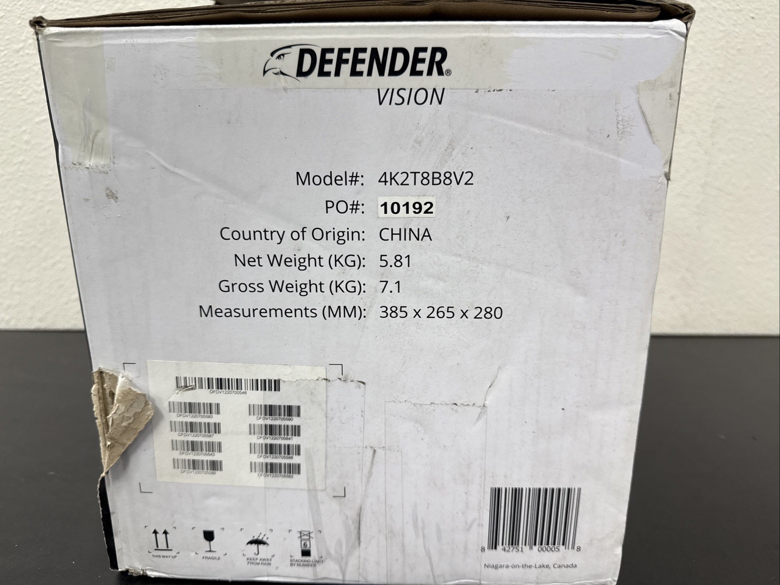Defender 4K Vision AI Smart 1TB DVR Security System with 8 Cameras 4K2T8B8V2
