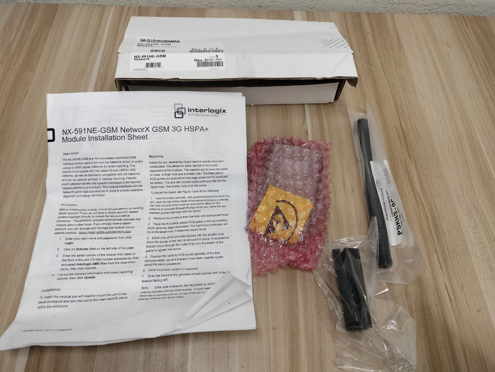 Interlogix NX-591E-GSM NetworX GSM 4G Cellemetry