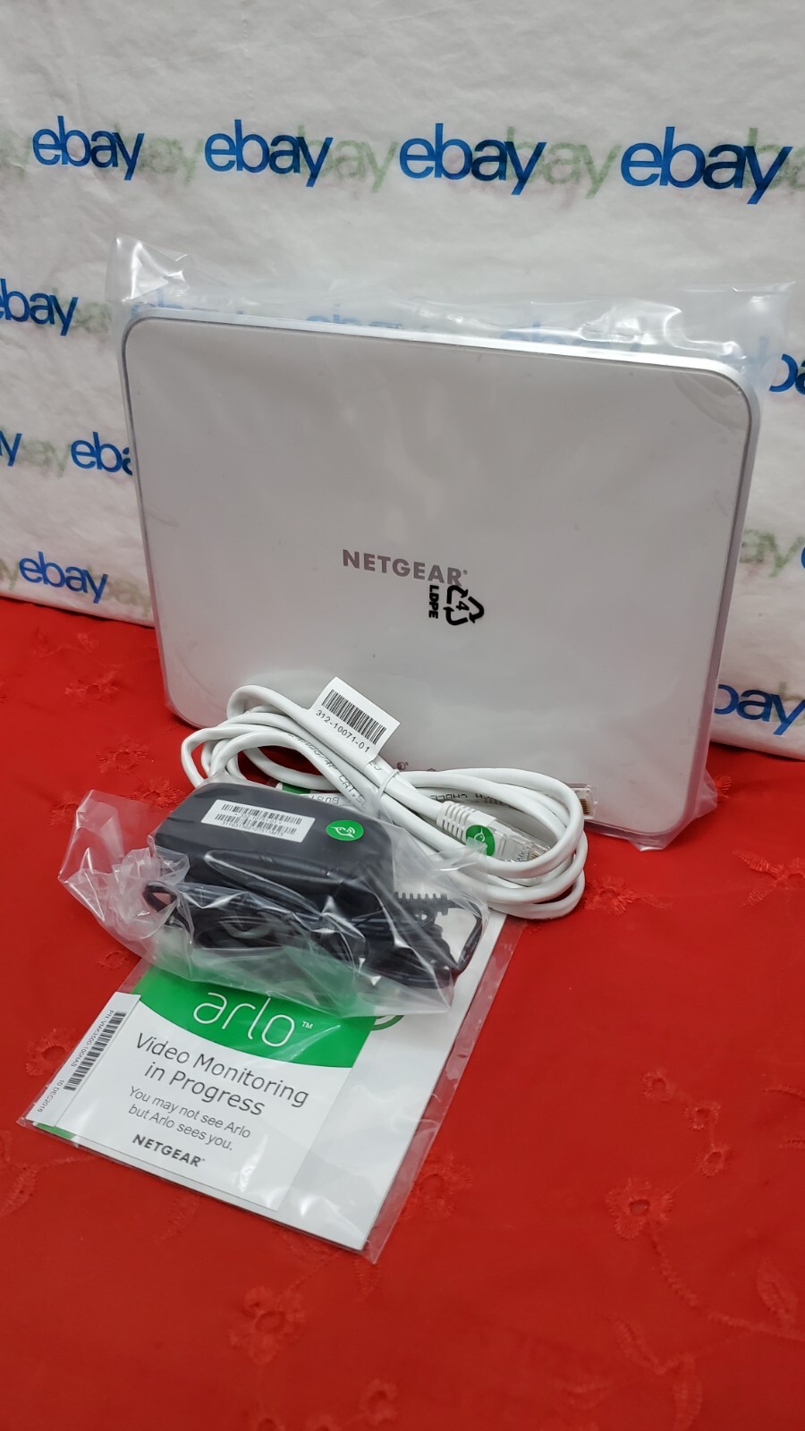Netgear Arlo VMB3000 Smart Home Base Station With Ethernet Cable / Power Adapter