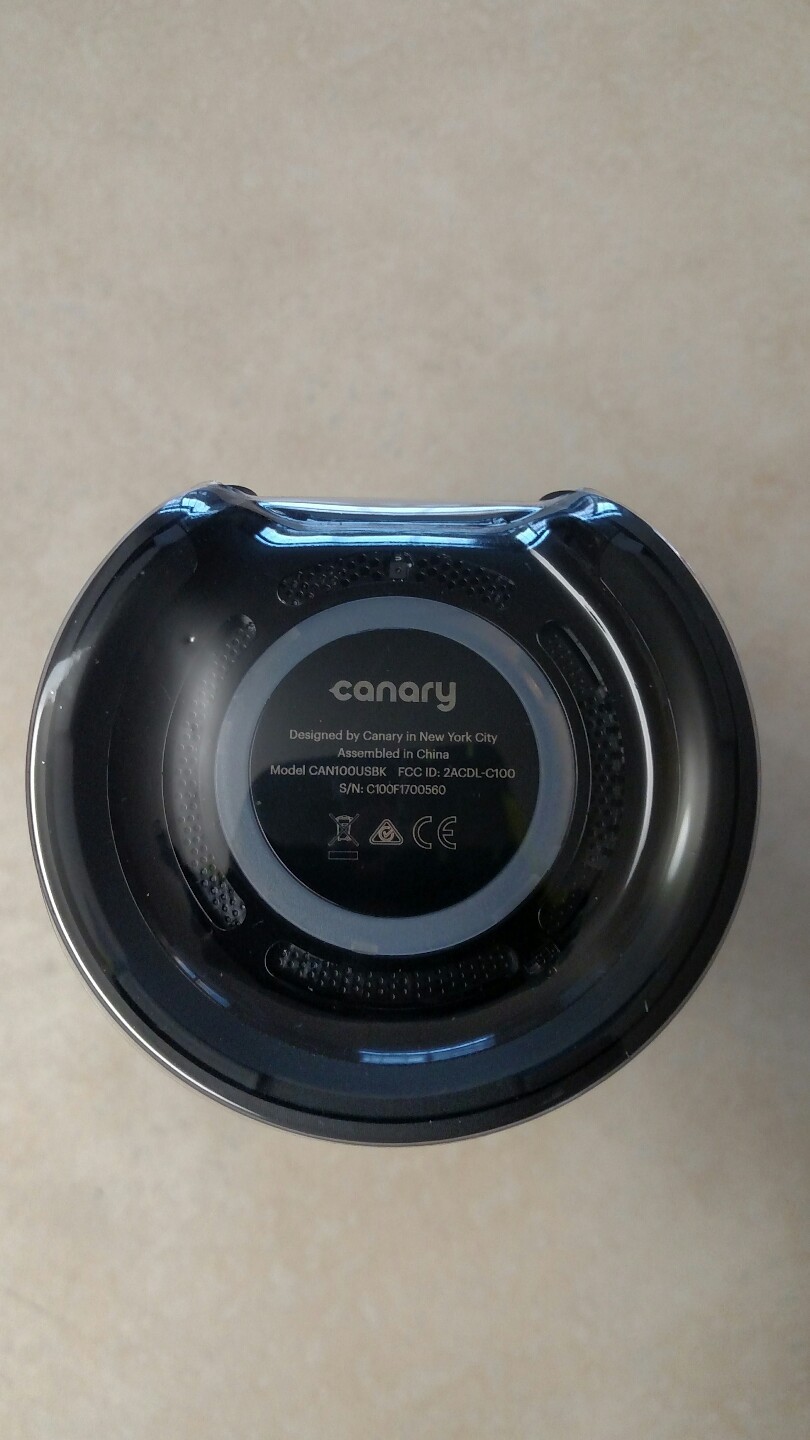 Canary All-in-One Home Smart Security Device – (Black)