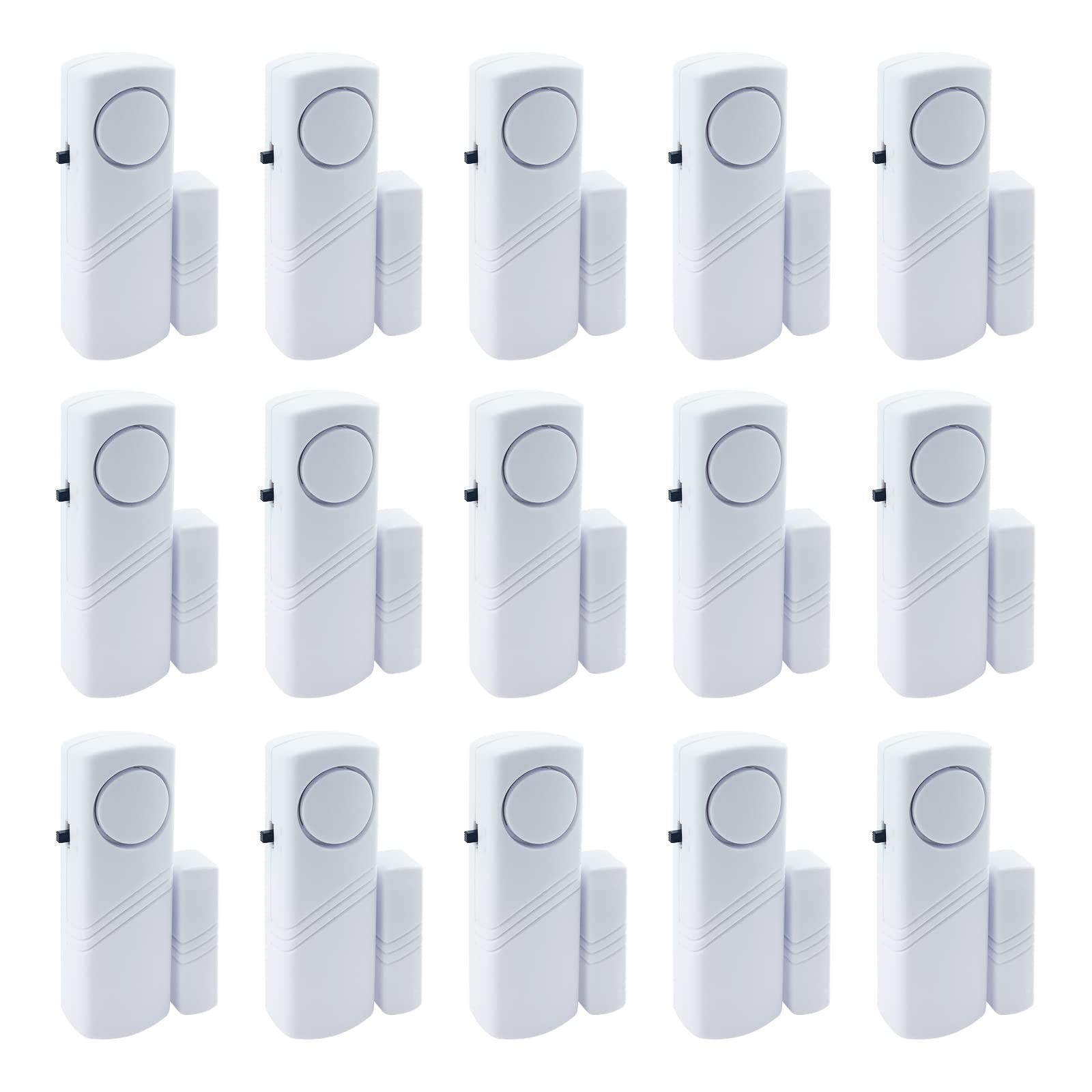 90DB Door Window Alarm – 15 Pack Security Alarms for Kids Safety & Home Protecti