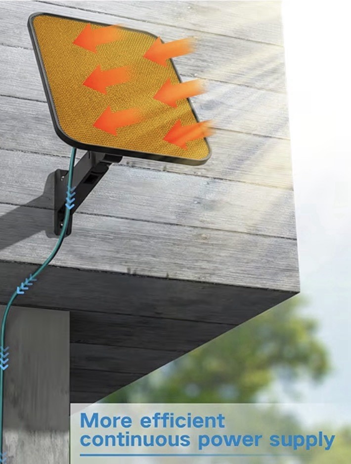 Camera Wireless Outdoor: 2K 360° No WiFi Needed, Solar + 9000 mAh Battery