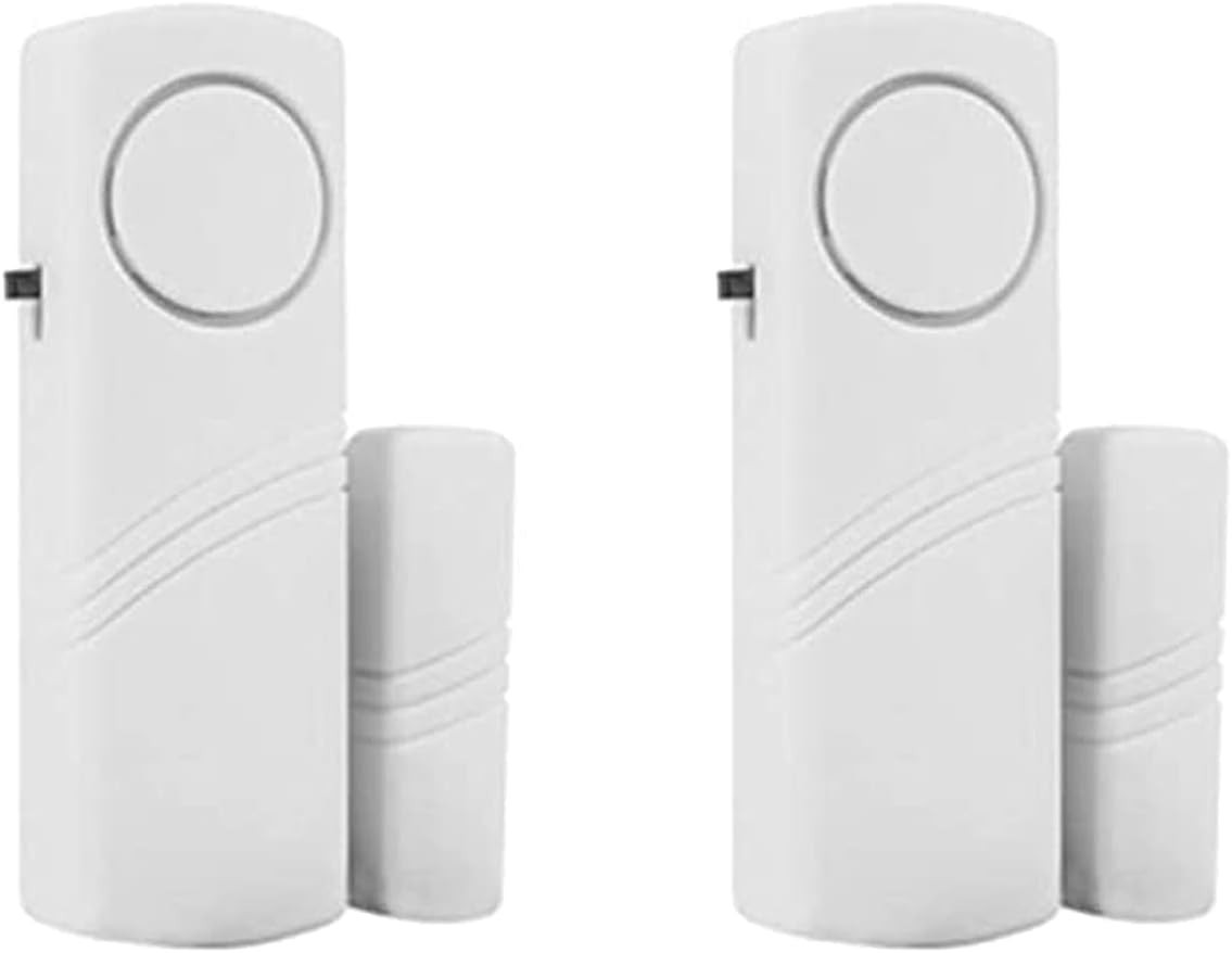 2 Pack Loud Window & Door Alarm Sensors for Home & Kids Safety