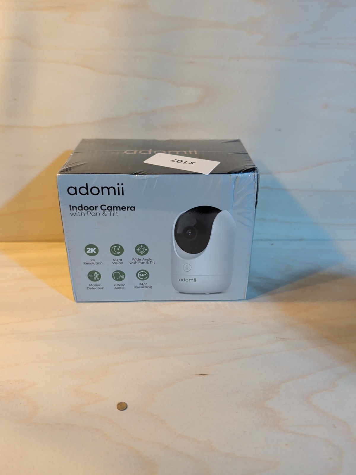 2K Indoor Home Security Cameras with Pan/Tilt, Night Vision, 2 Way Audio, Wifi