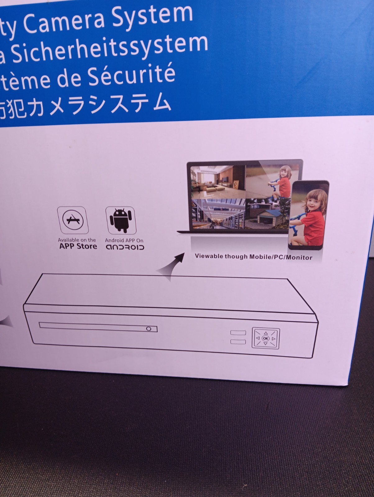 Hd Security Camera System With Four Cameras