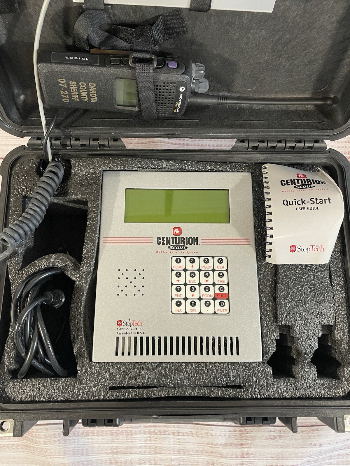 Centurion Scout | Mobile Security System | StopTech | w/ Motorola XTS1500