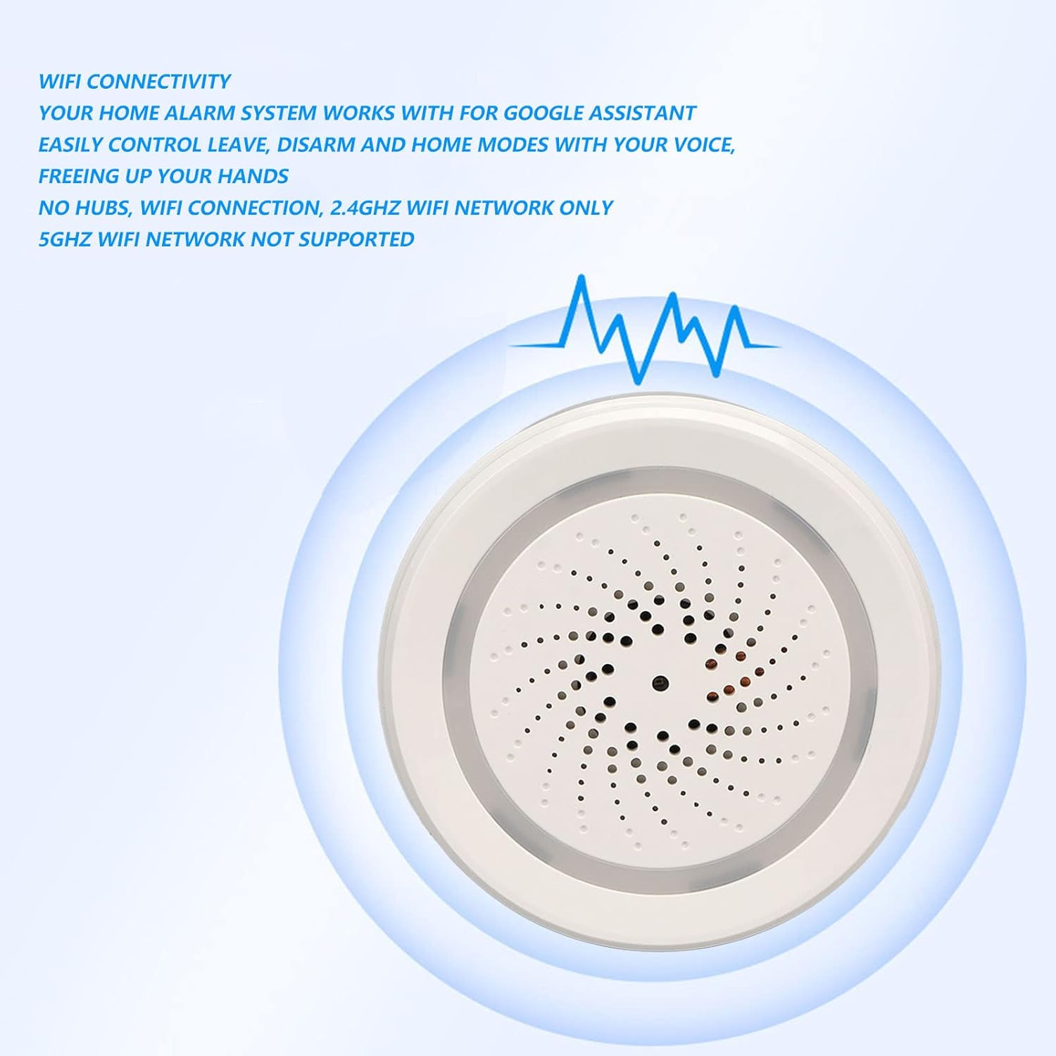 Smart Siren Alarm, Alarm for Home Security, 105Db 2.4G Burglar Alarm DIY Smart H