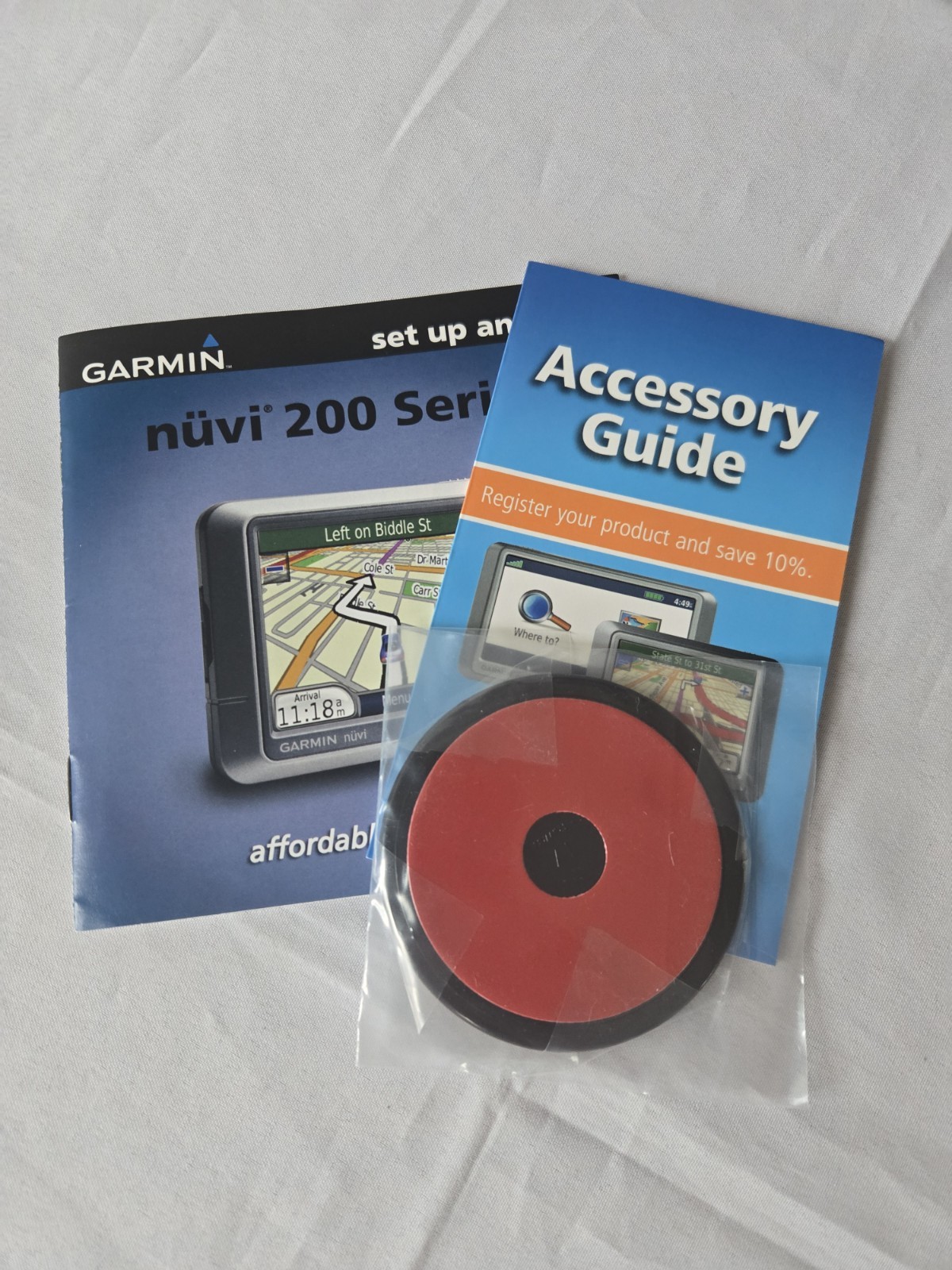Garmin Nuvi 200 Nüvi 200 GPS Touchscreen Navigation Unit TESTED W/Power Cord,Box