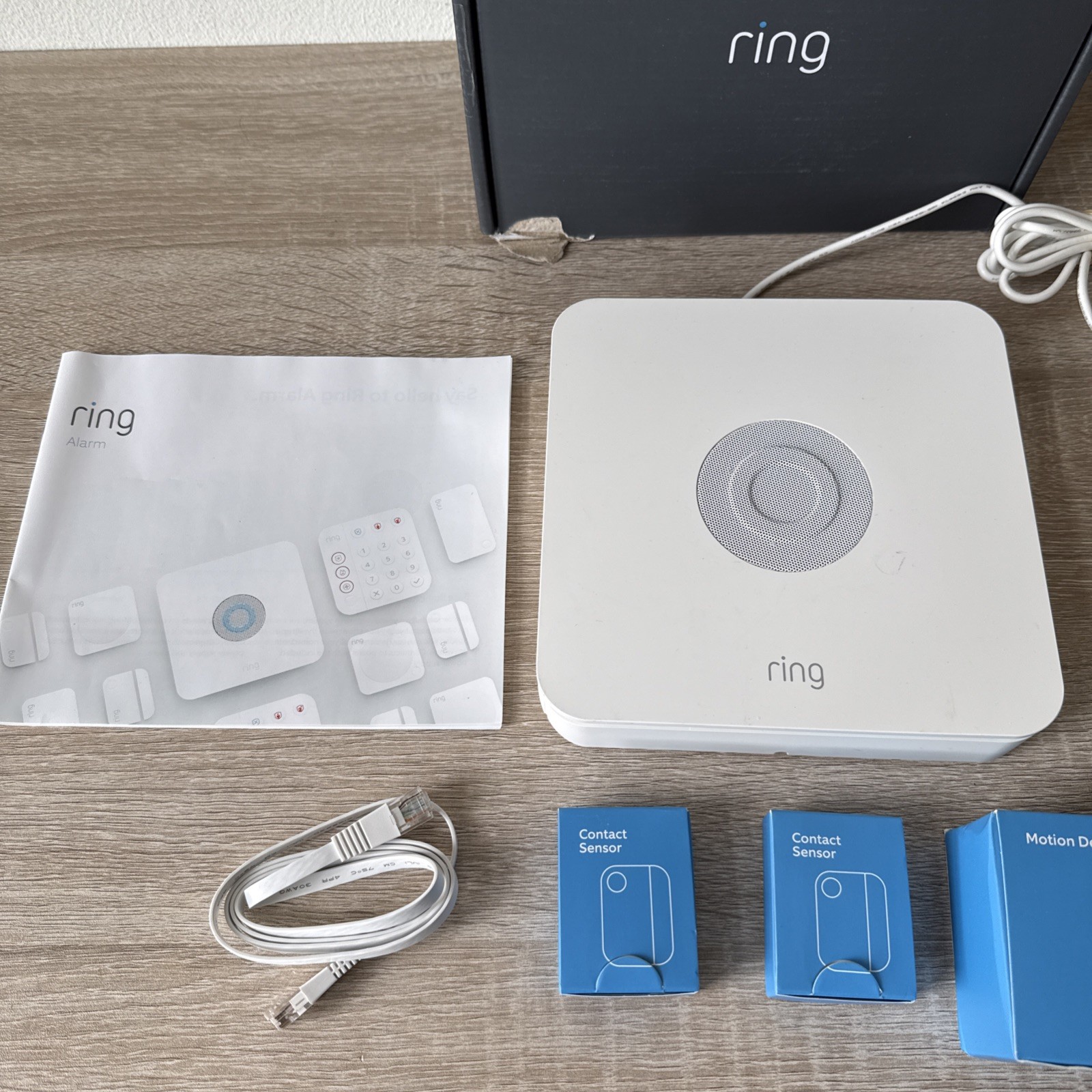 Ring Alarm Base Station US Ring Keypad 2 Contact Sensor Motion Detector