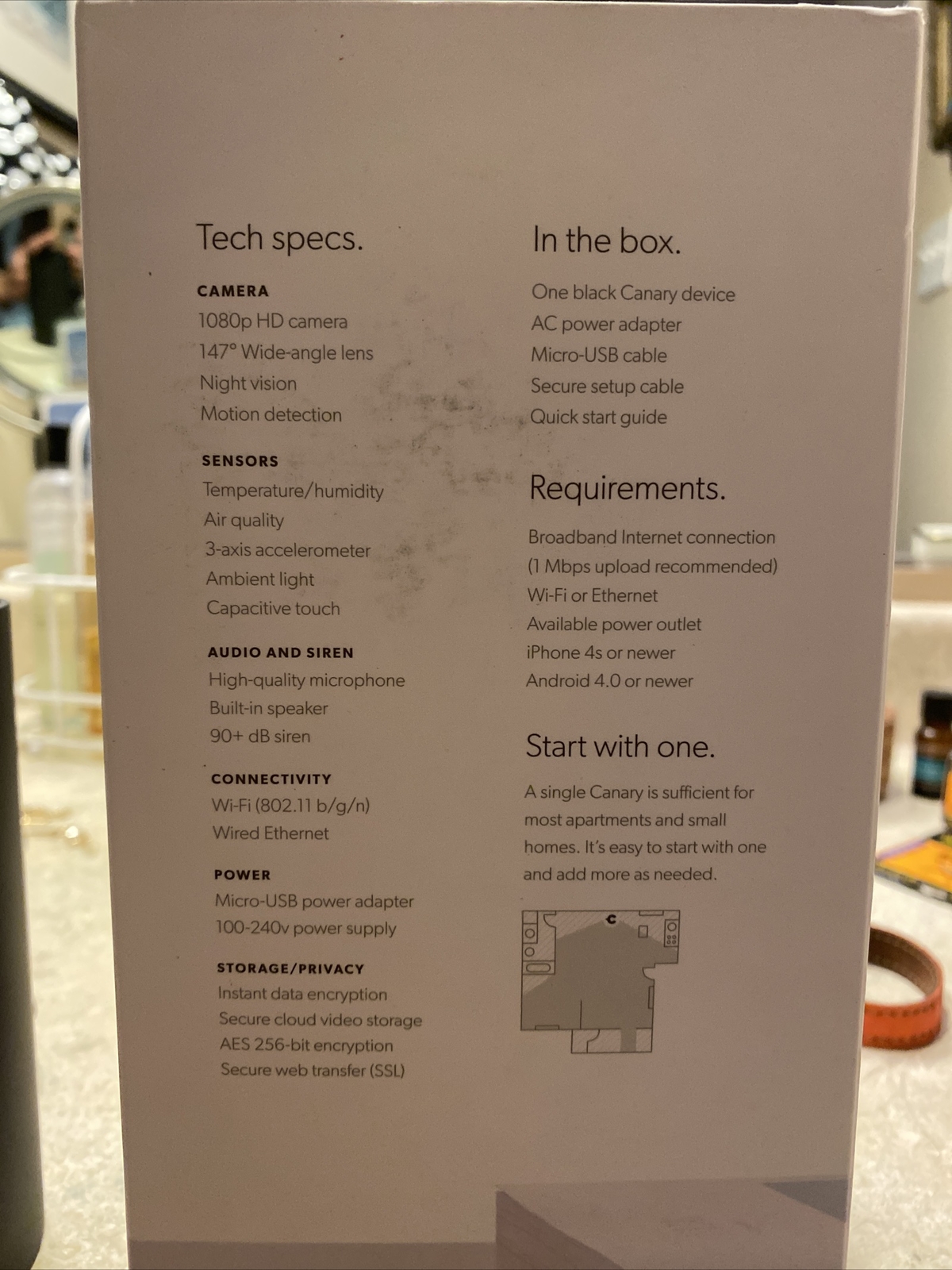 canary security camera