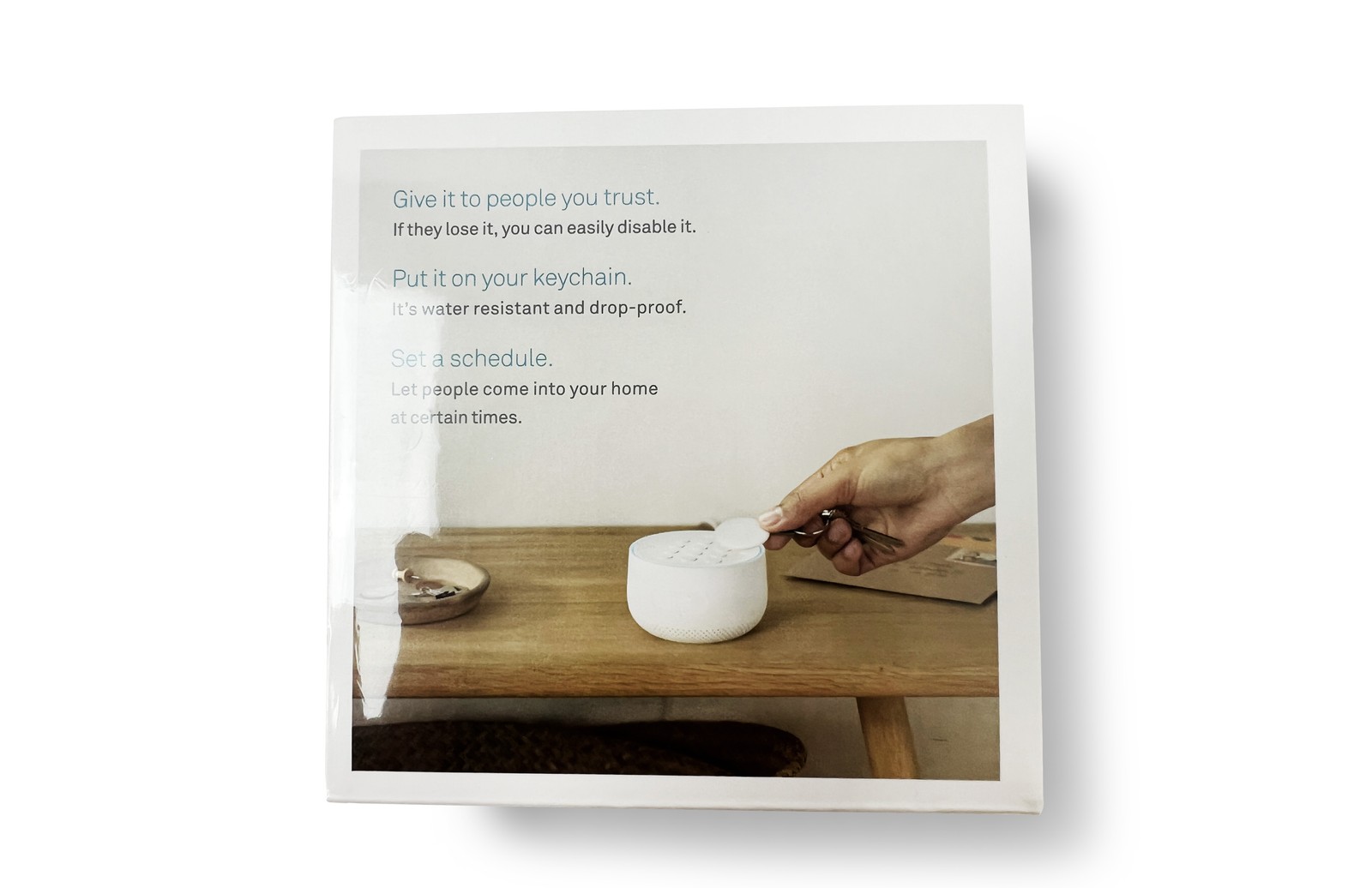 Nest H13000ES Tag The Easiest Way to arm and Disarm. Without a passcode, White