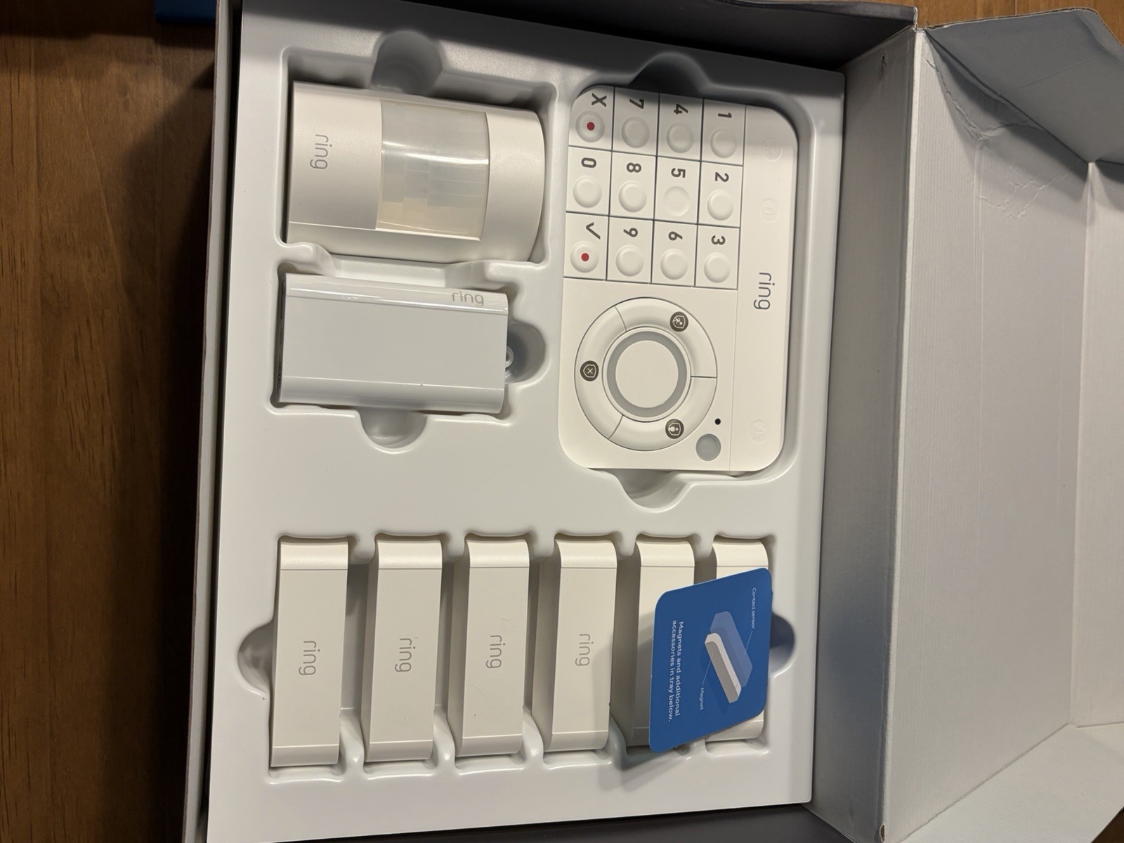 Ring Alarm 10 Piece Wireless Home Security System Kit Open Box Complete Unused