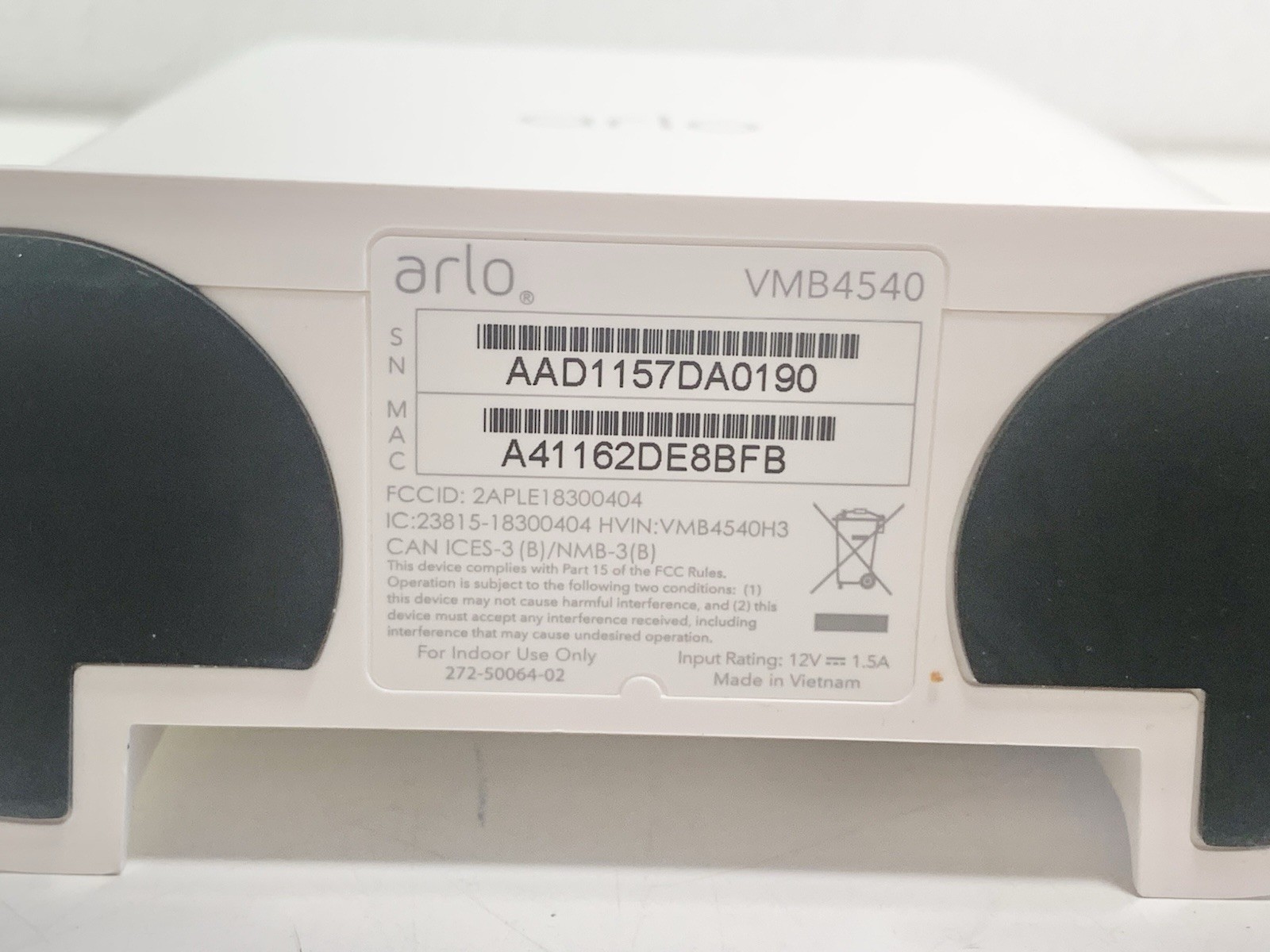 Arlo VMB4540 Smart Hub Base Station w/ Power Cord