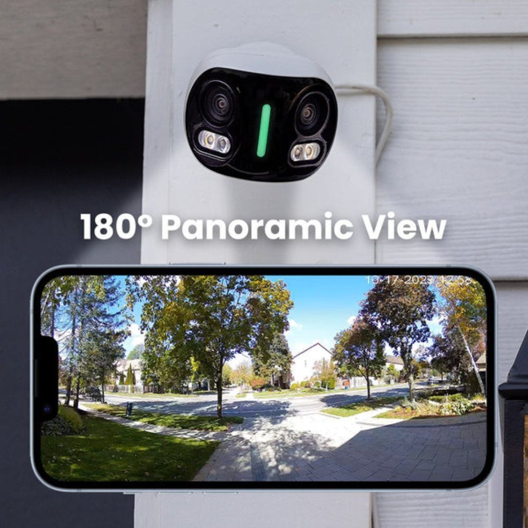 Lorex H20 4K IP Wired Dual Lens Security Camera 2 Pack Bundle