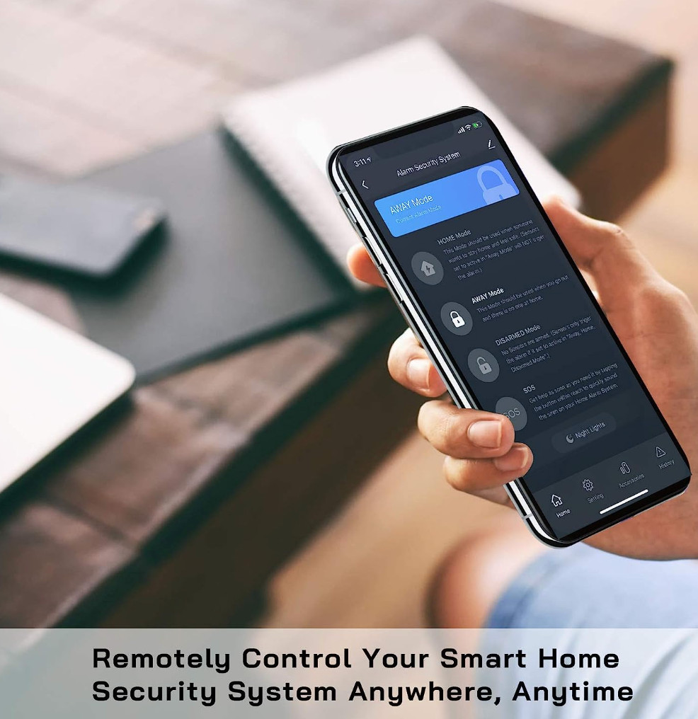Sistema De Alarmas Para Casa Kit Seguridad Wifi Inalambricas Puertas Y Ventanas