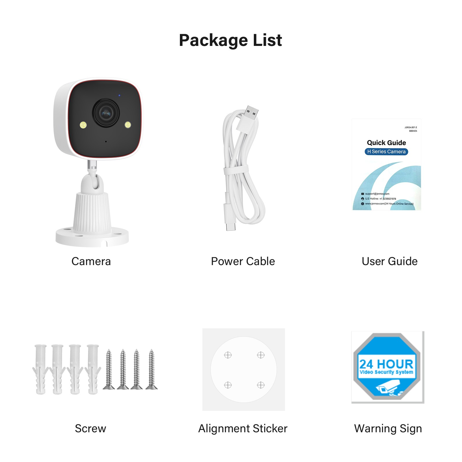 3MP 2.4G WiFi Security Camera Outdoor Home Baby Pet Wifi Monitor Human Detection