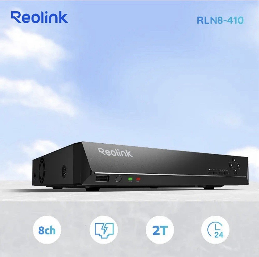 Reolink PoE Security Camera System 4K RLC-810A 8CH NVR Kit 2TB 6 Cameras
