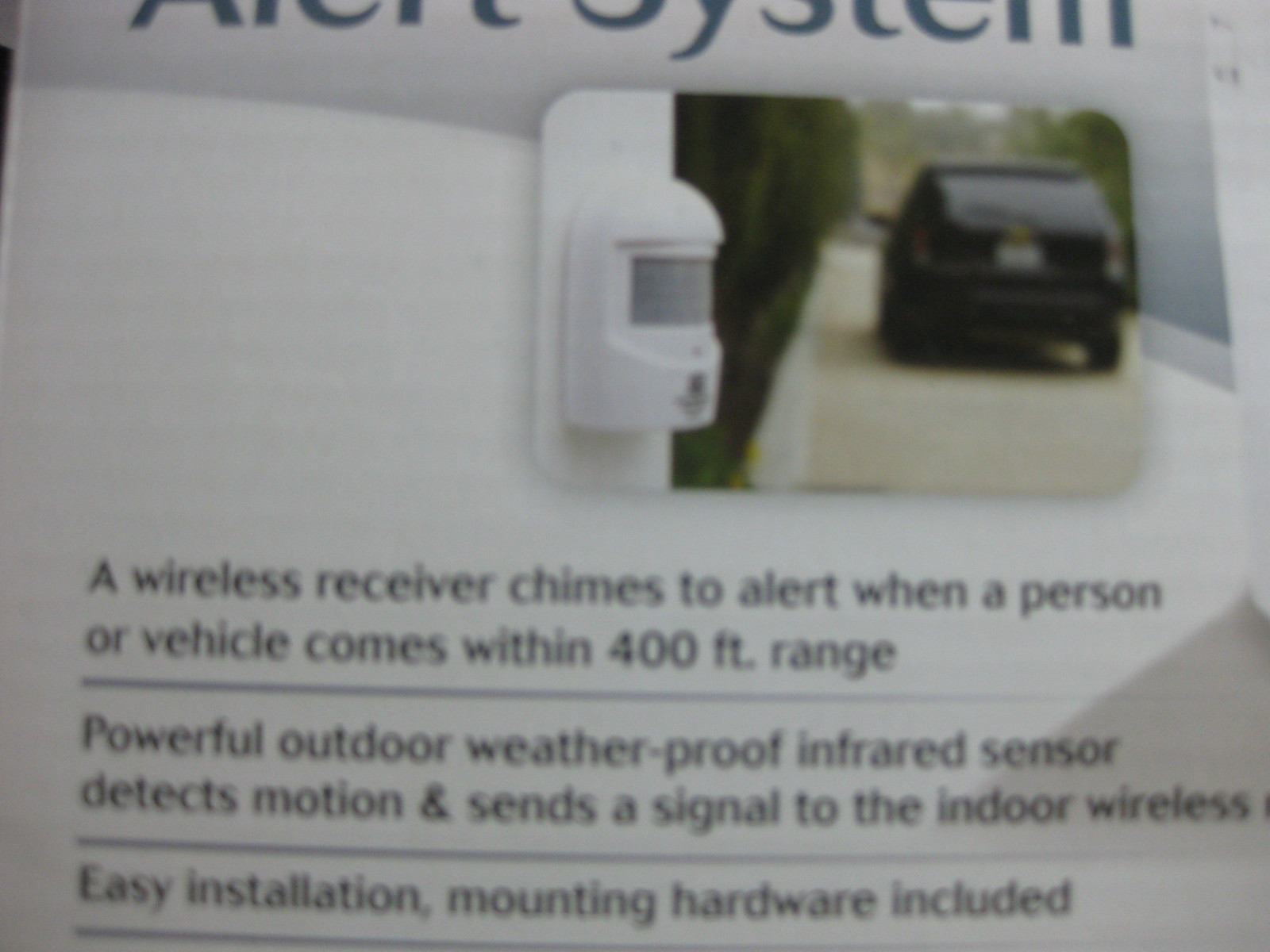 NEW NIB BUNKER HILL SECURITY Driveway Alert System, Wireless