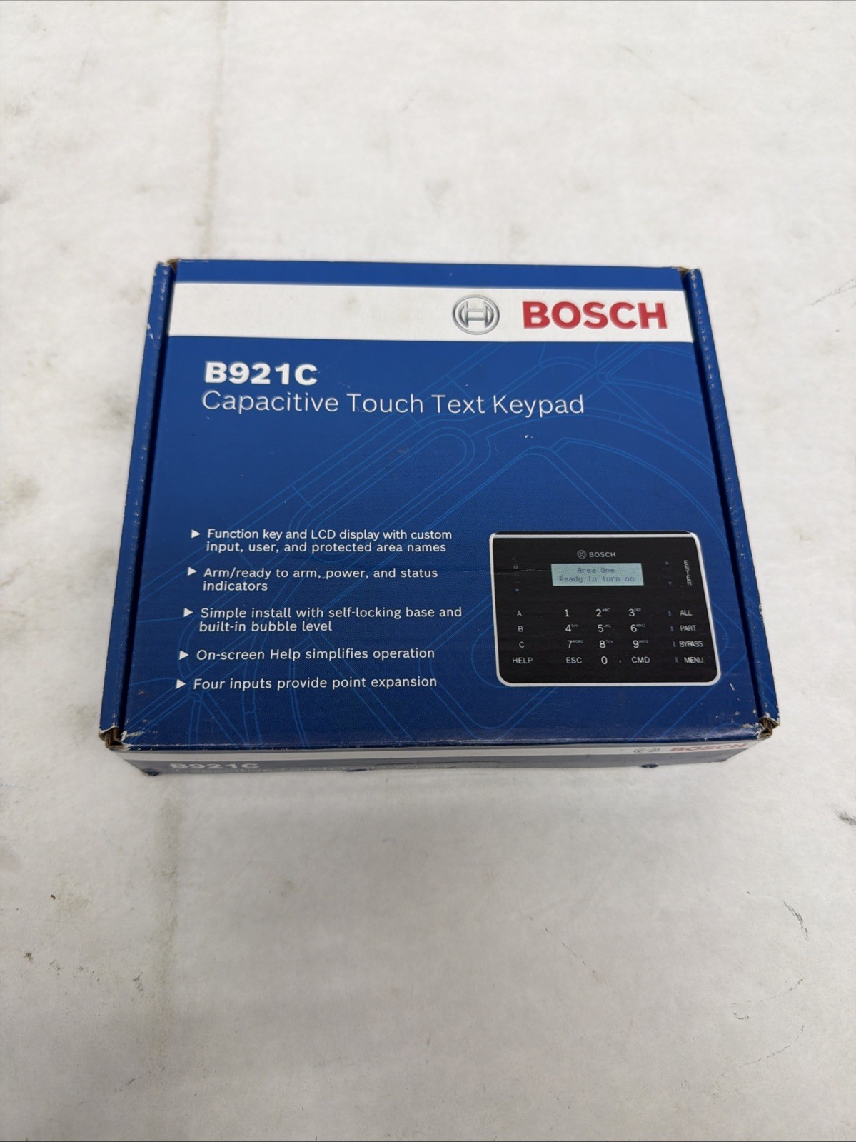 Bosch B921C Capacitive Touch Text Keypad – Factory Sealed (C1)