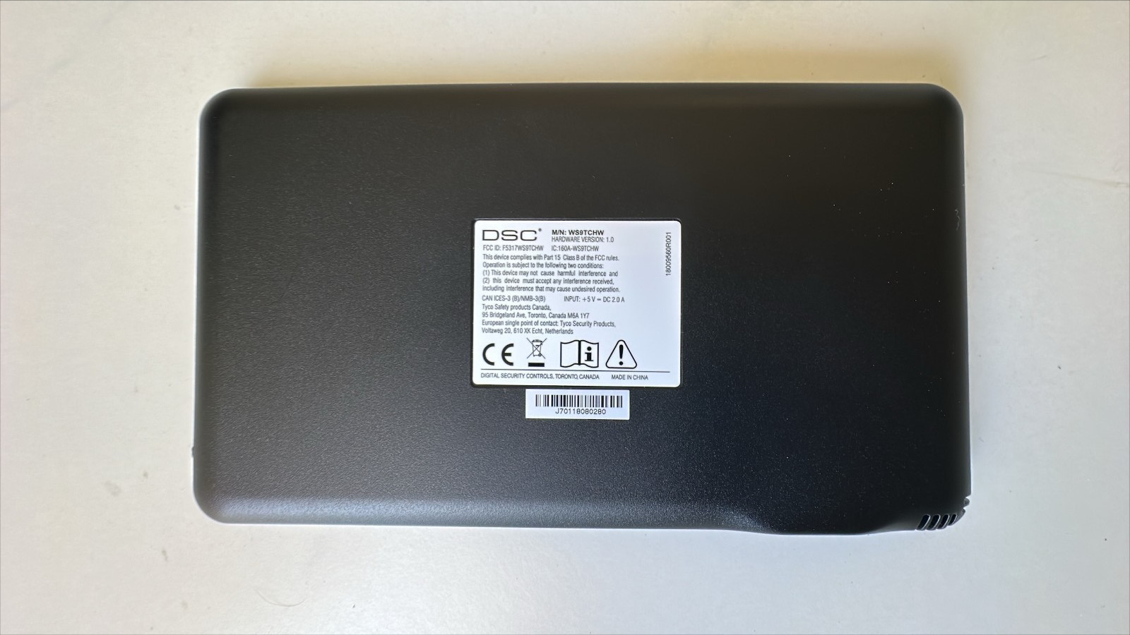 New DSC WS9TCHWNA wireless touchscreen keypad For DSC PowerSeries Neo and Lote